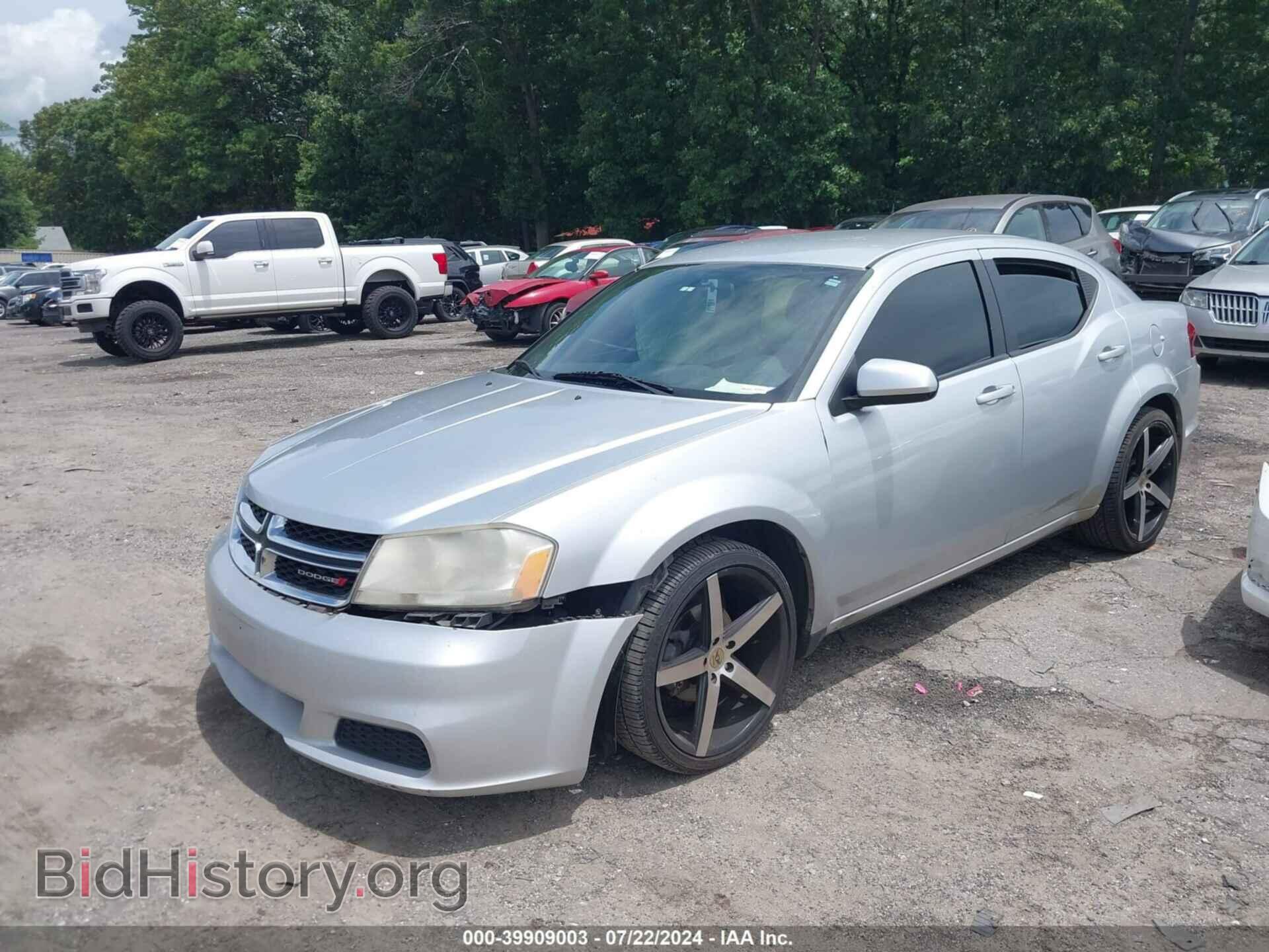 2012 DODGE AVENGER - VIN: 1C3CDZCB1CN230662 - Фото 2