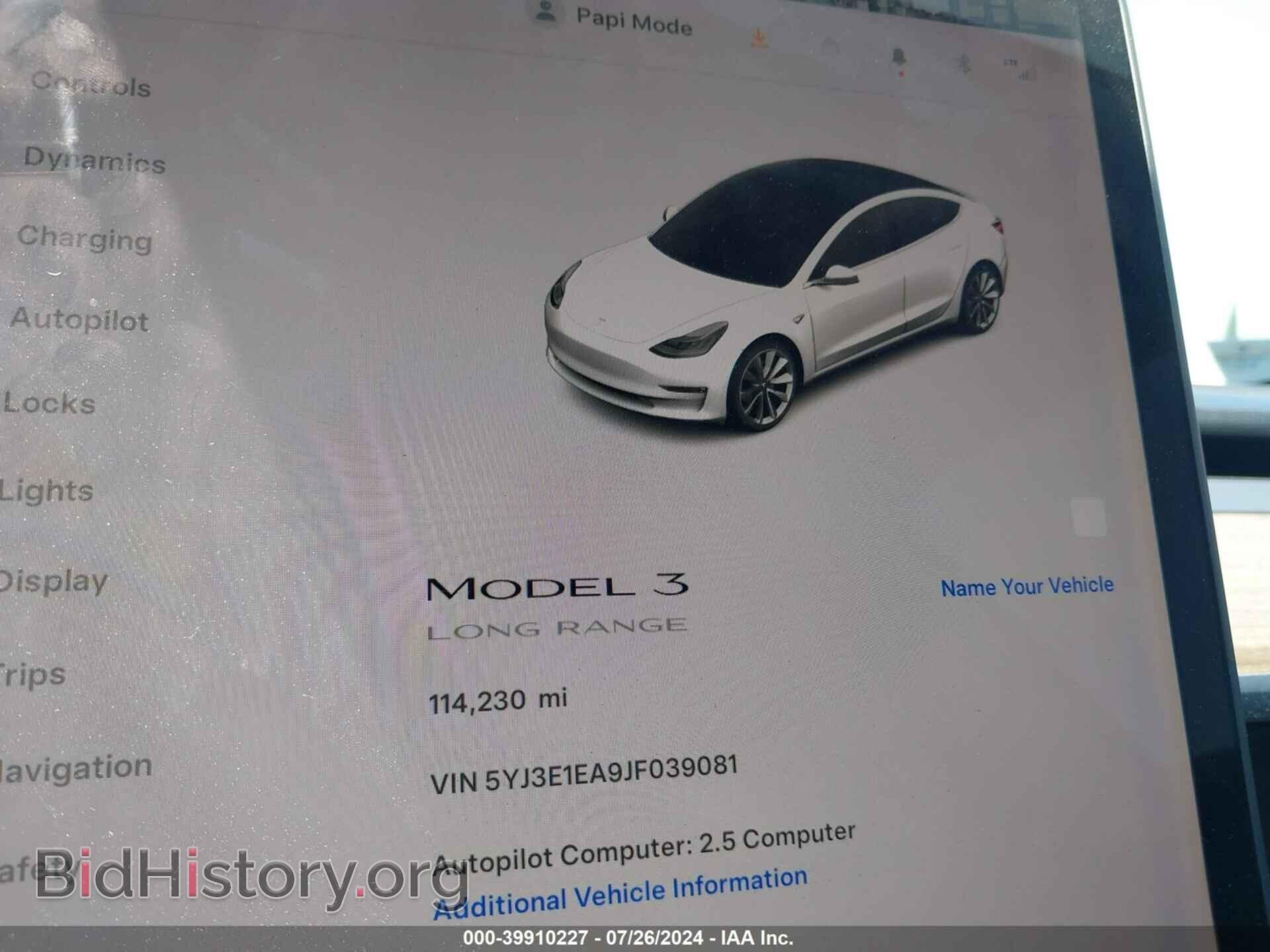2018 TESLA MODEL 3 - VIN: 5YJ3E1EA9JF039081 - Фото 14