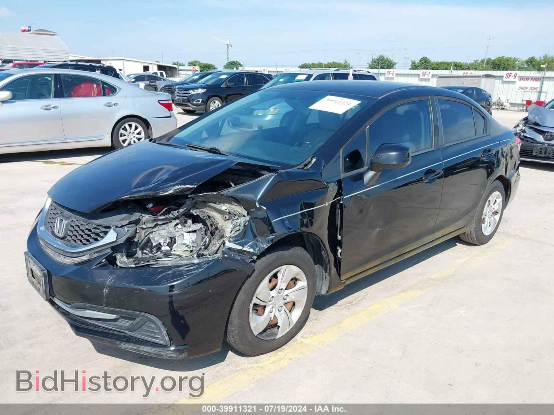 2013 HONDA CIVIC - VIN: 19XFB2F58DE007181 - Фото 2