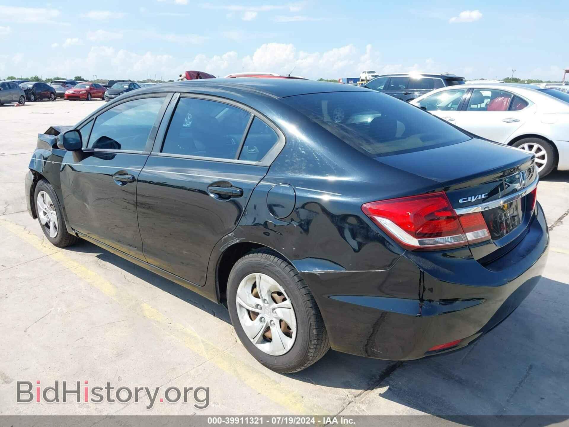 2013 HONDA CIVIC - VIN: 19XFB2F58DE007181 - Фото 3