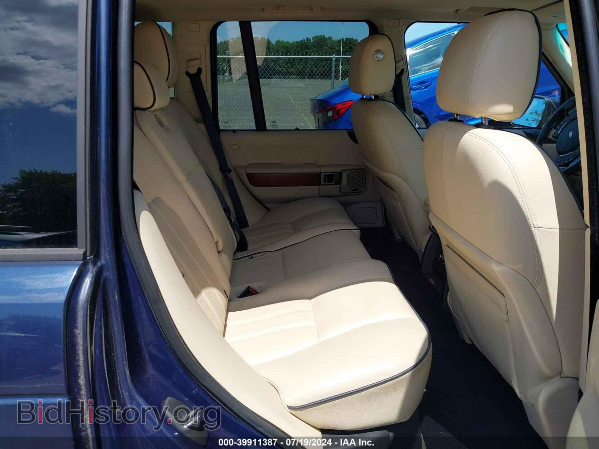 2012 LAND ROVER RANGE ROVER - VIN: SALME1D45CA375265 - Фото 8