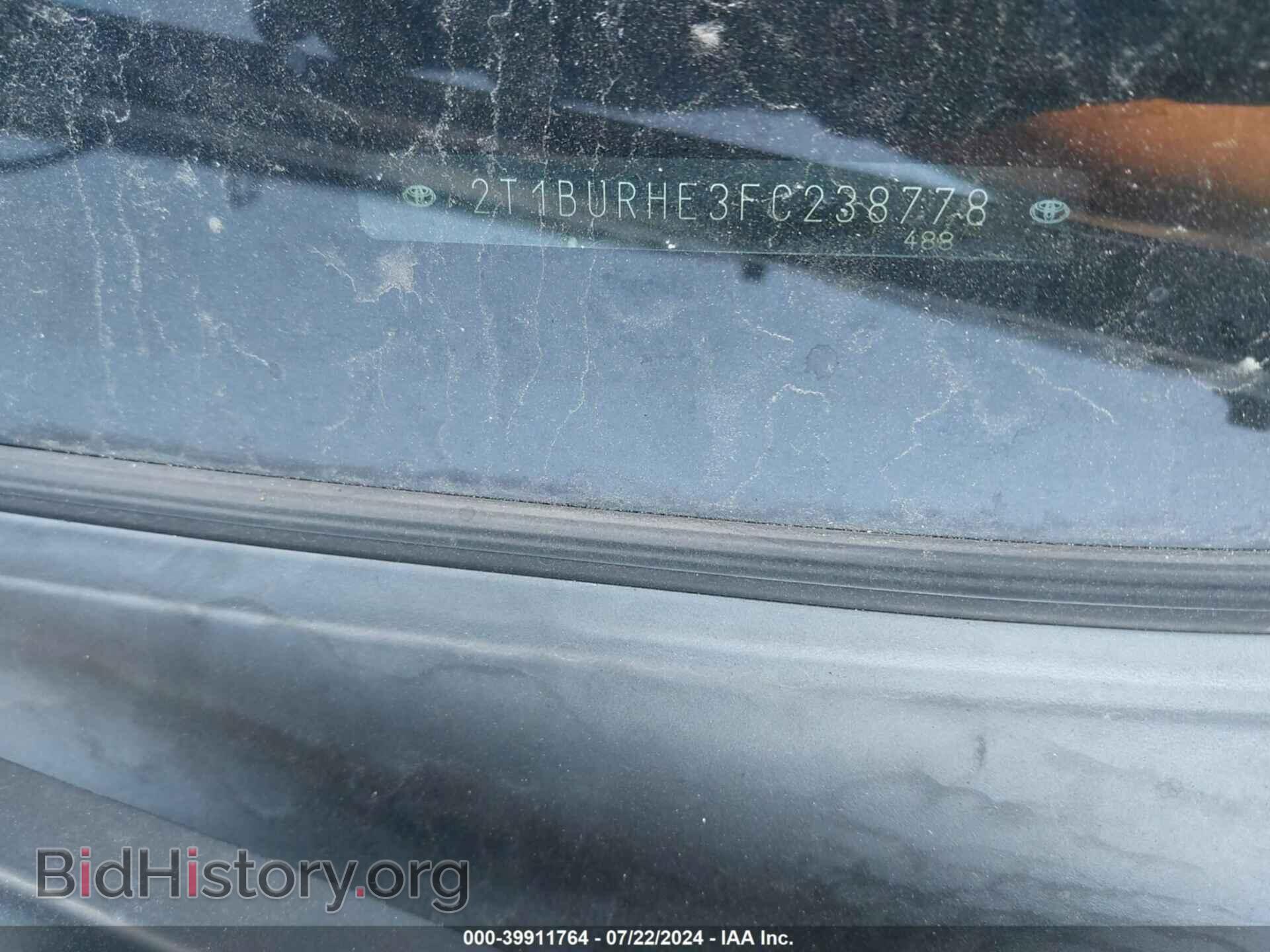 2015 TOYOTA COROLLA - VIN: 2T1BURHE3FC238778 - Фото 9