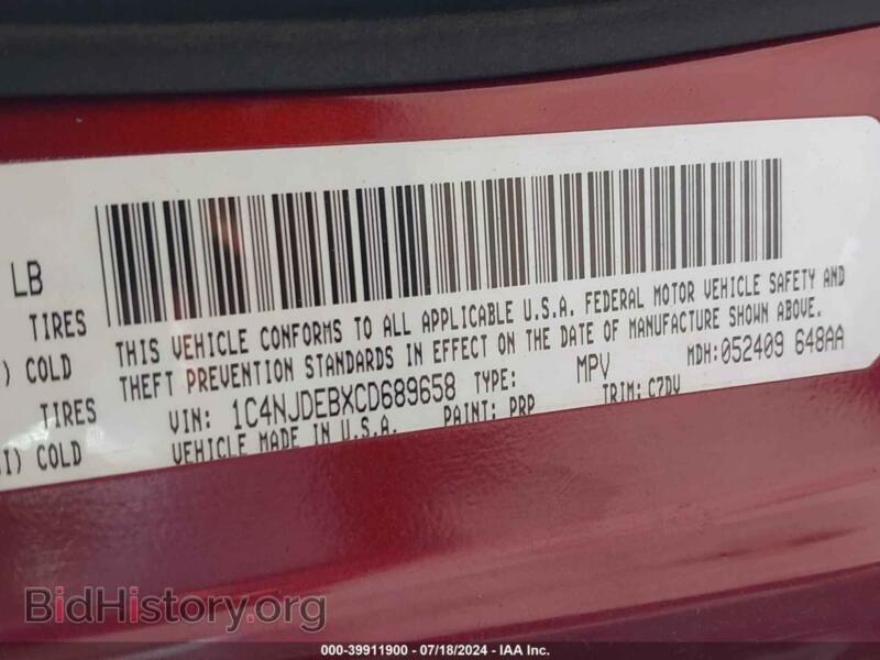 2012 Jeep COMPASS (VIN 1C4NJDEBXCD689658) — photo 9 of 11