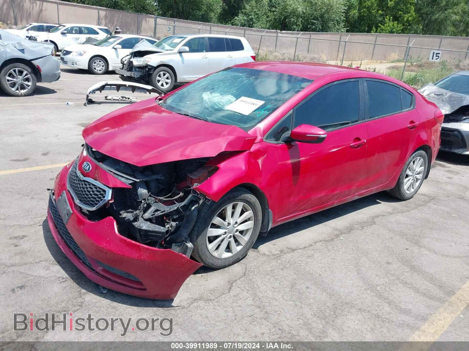2014 KIA FORTE - VIN: KNAFX4A67E5182142 - Фото 2