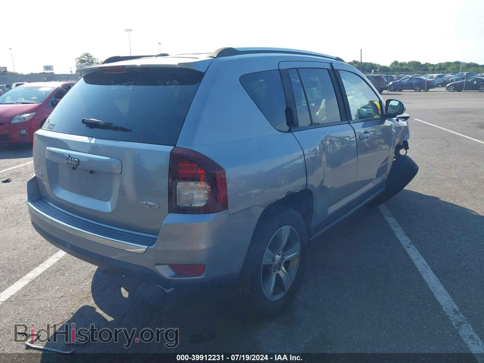 2016 JEEP COMPASS - VIN: 1C4NJDEB9GD658150 - Фото 4