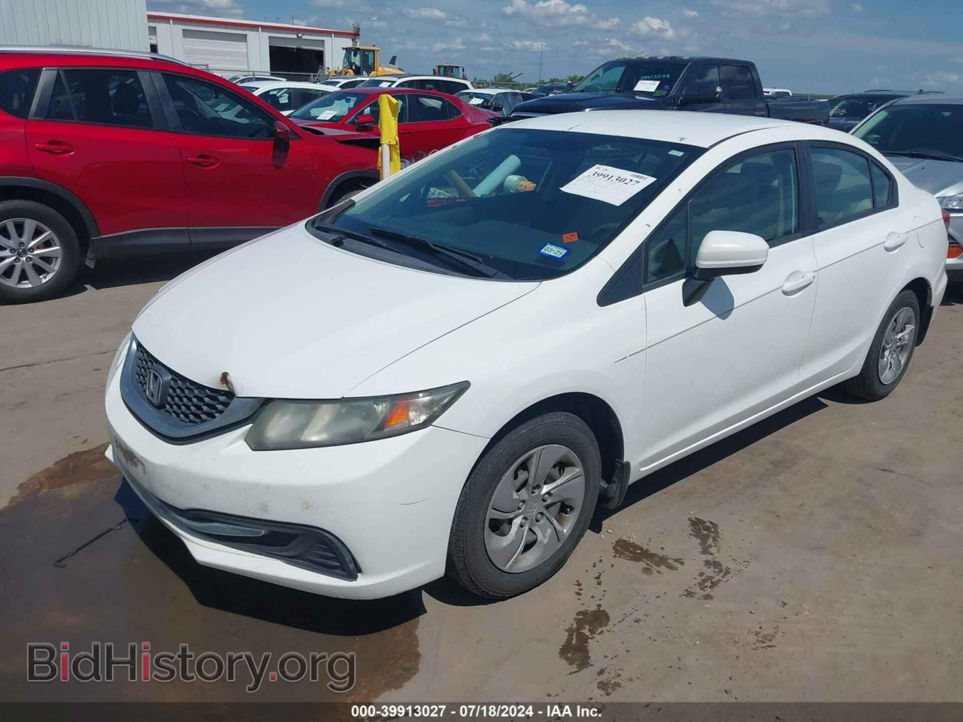 2014 HONDA CIVIC - VIN: 19XFB2F56EE063525 - Фото 2