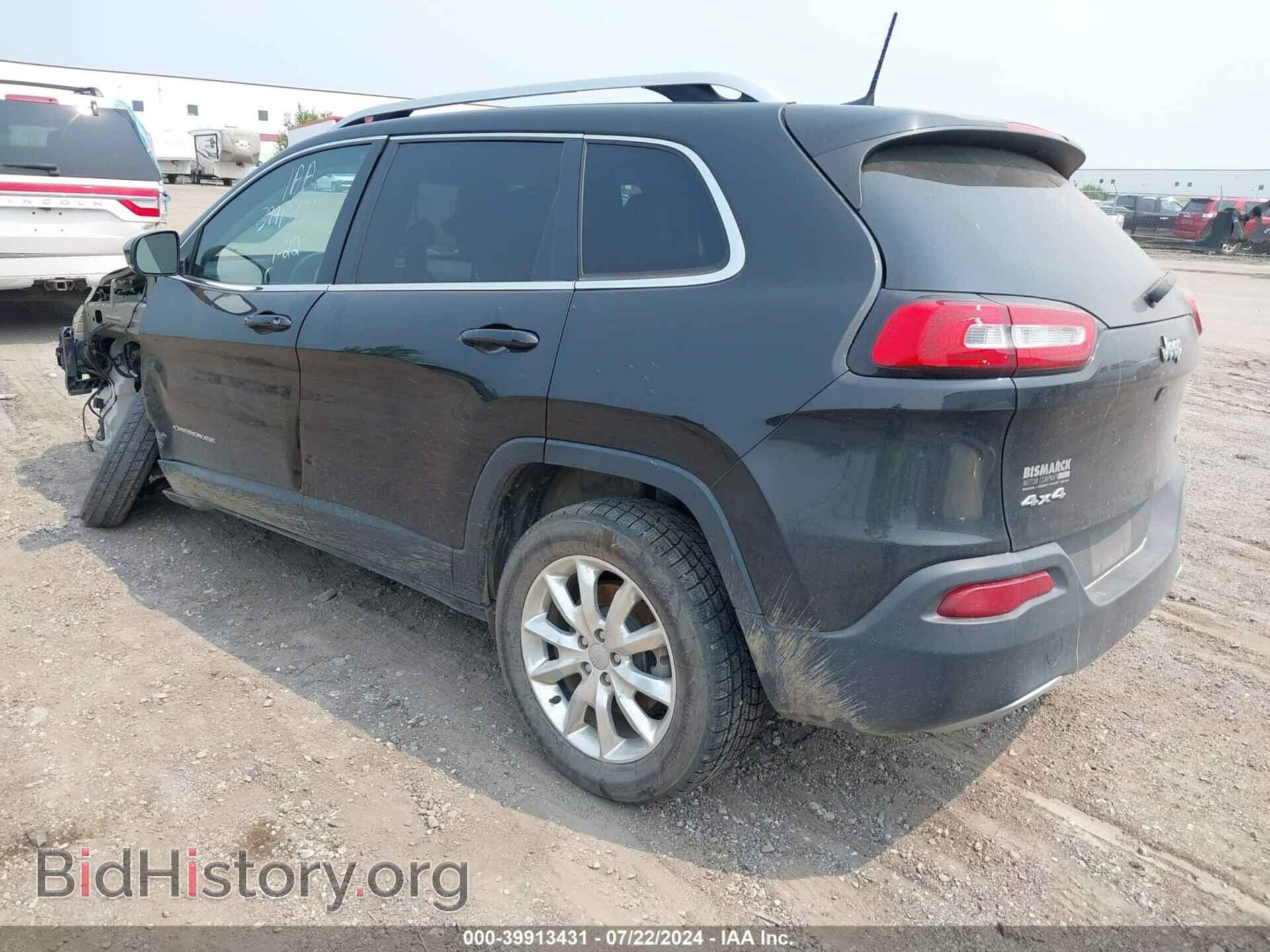 2016 JEEP CHEROKEE - VIN: 1C4PJMDB0GW335071 - Фото 3