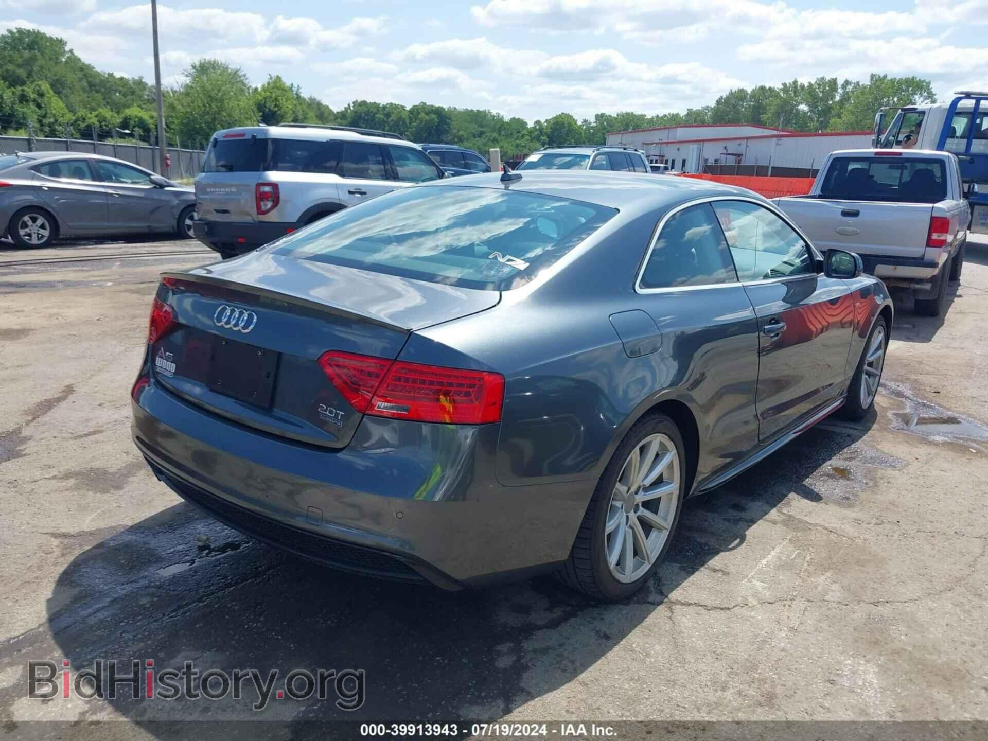 2017 AUDI A5 - VIN: WAUD2AFR9HA000413 - Photo 4