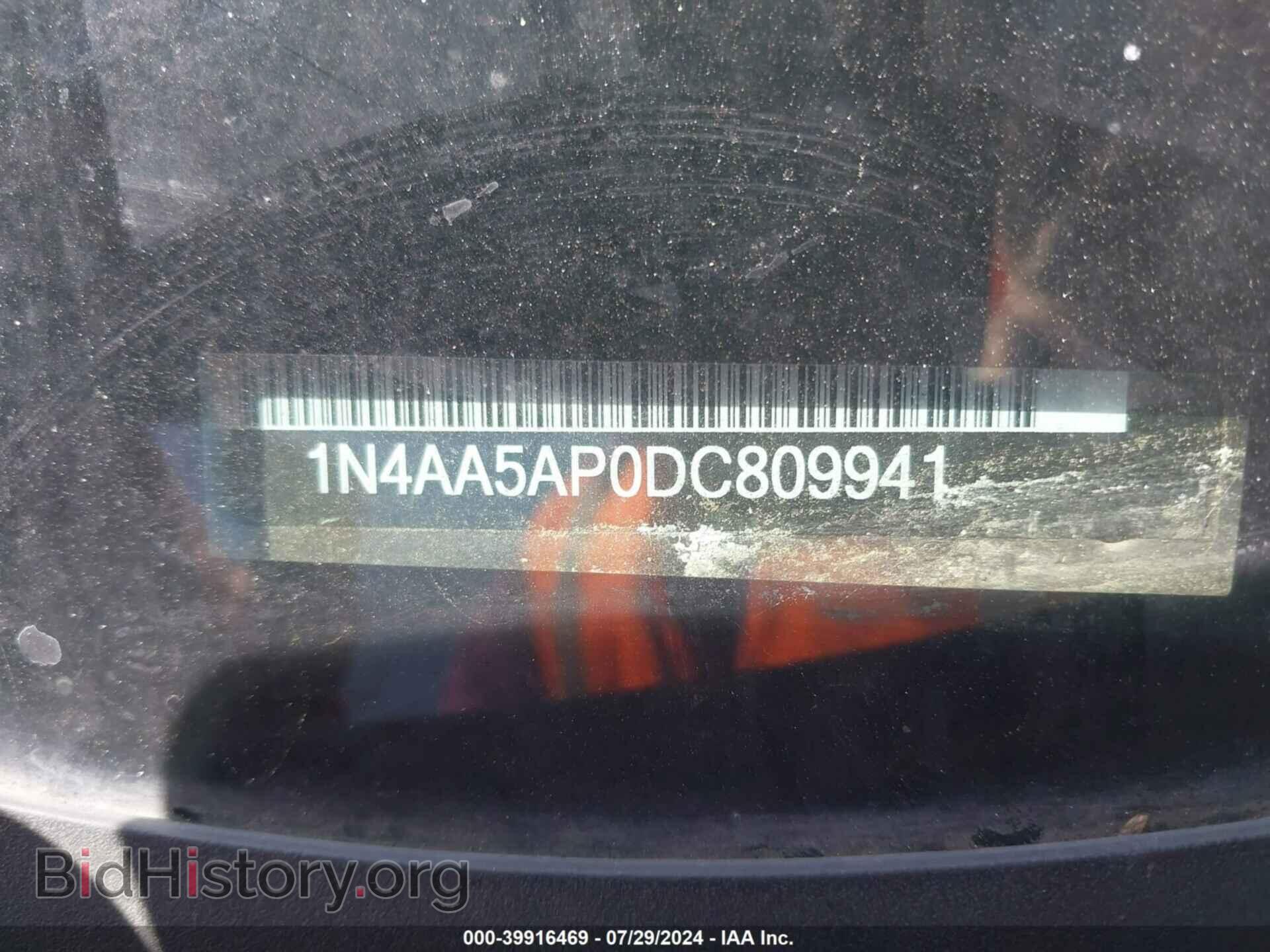 2013 NISSAN MAXIMA - VIN: 1N4AA5AP0DC809941 - Фото 9