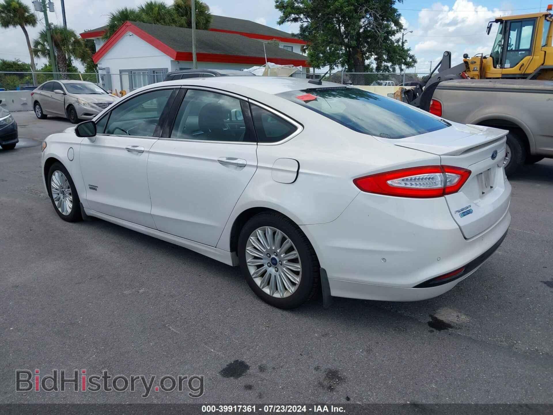 2013 FORD FUSION ENERGI - VIN: 3FA6P0SU2DR233055 - Фото 3