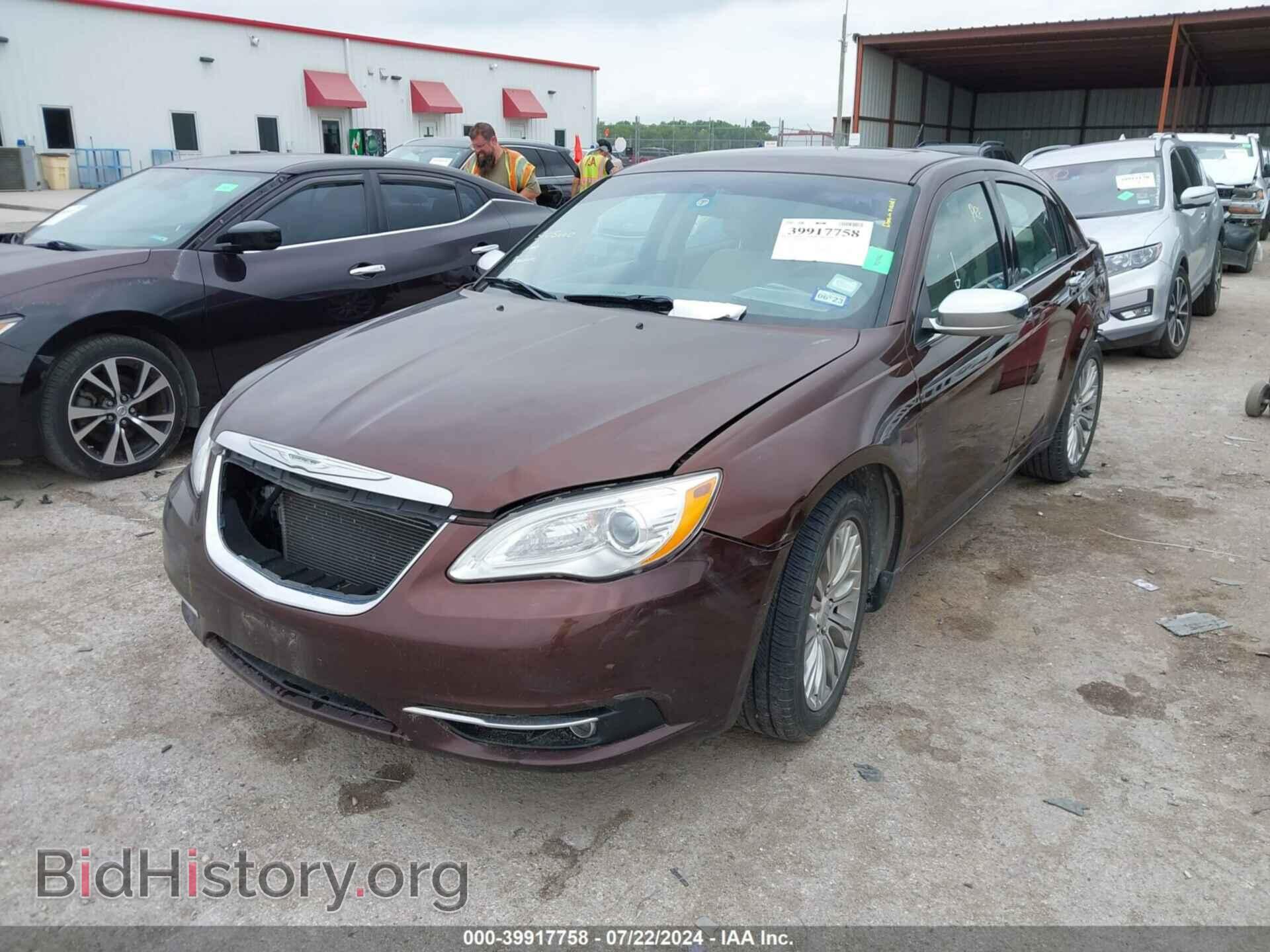 2012 CHRYSLER 200 - VIN: 1C3CCBCG2CN270853 - Фото 2