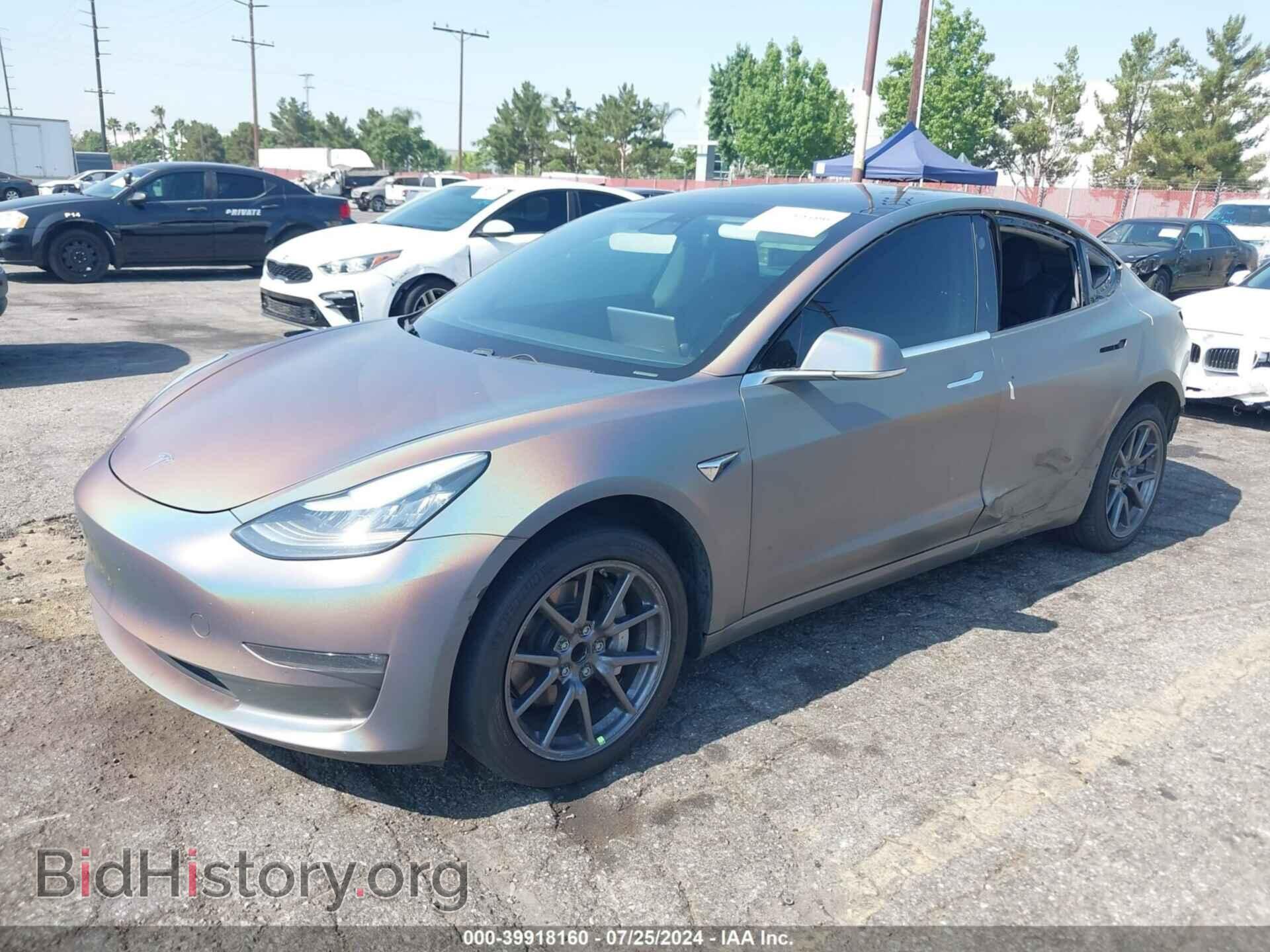 2019 TESLA MODEL 3 - VIN: 5YJ3E1EA7KF394610 - Фото 2