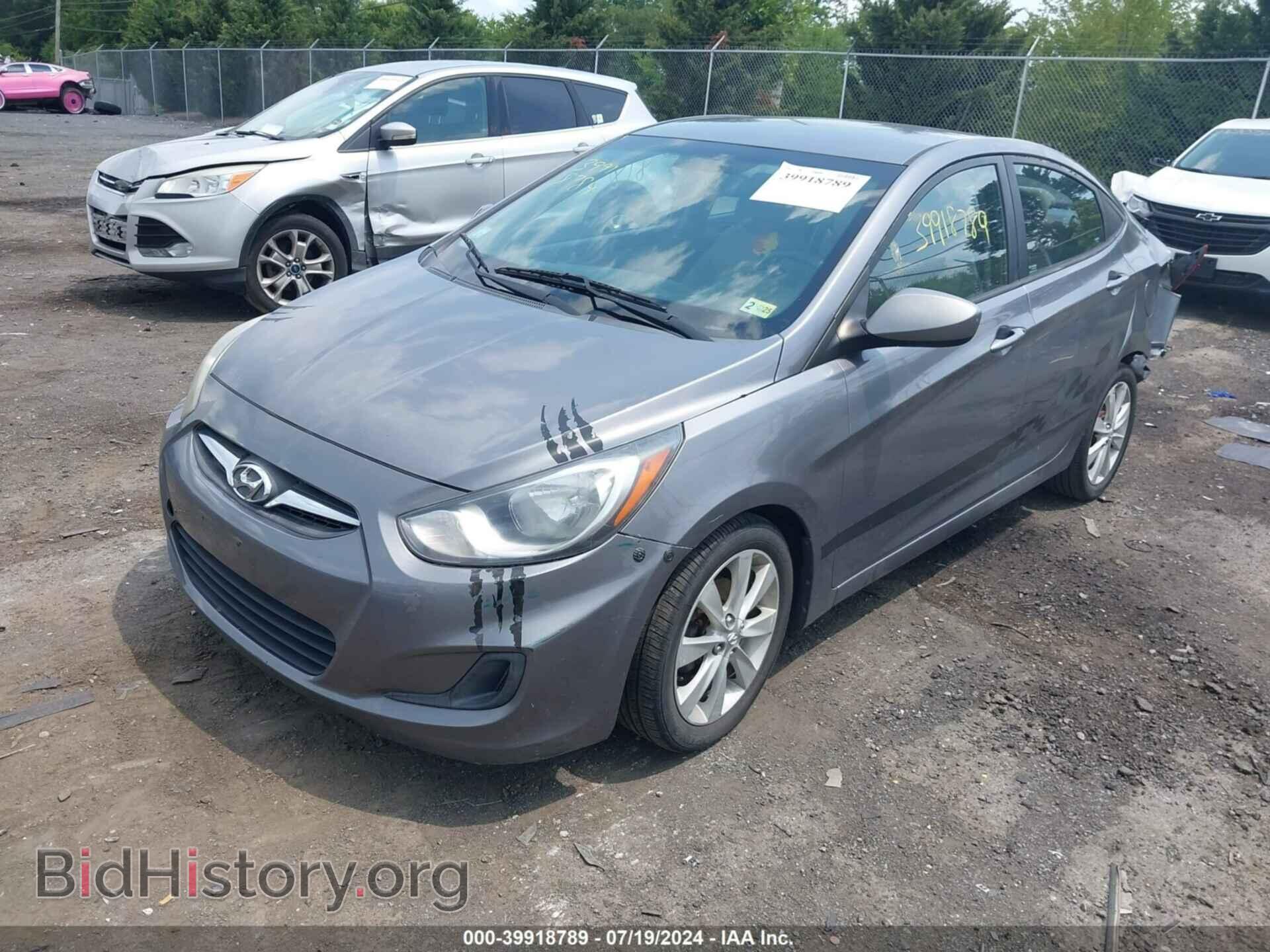 2013 HYUNDAI ACCENT - VIN: KMHCT4AE1DU491470 - Фото 2