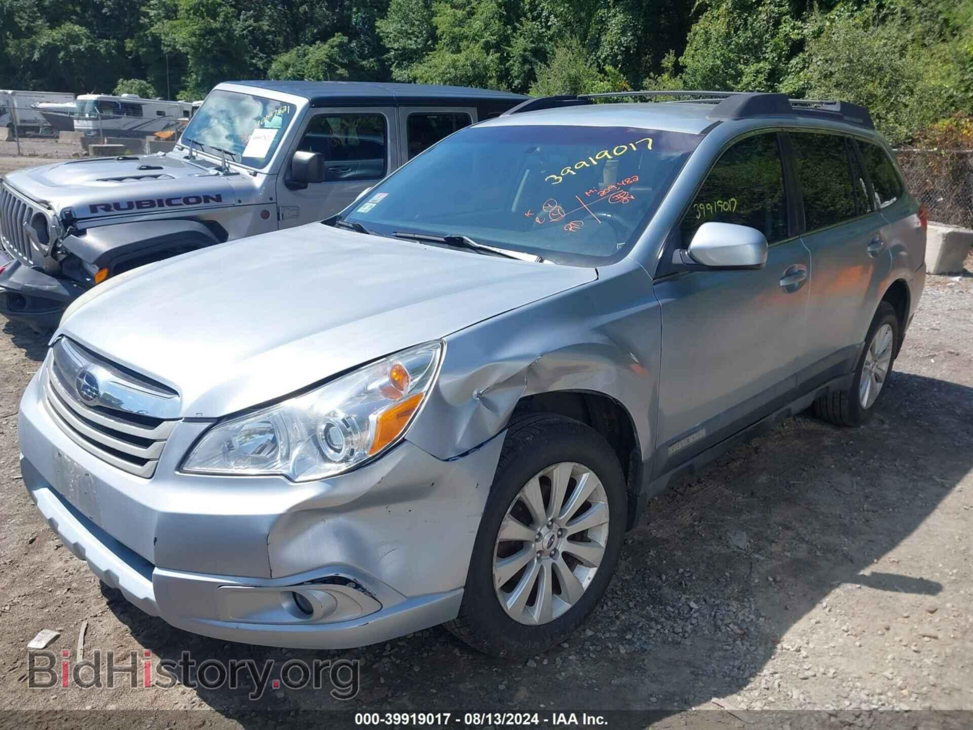 2012 SUBARU OUTBACK - VIN: 4S4BRBAC5C3274392 - Фото 2