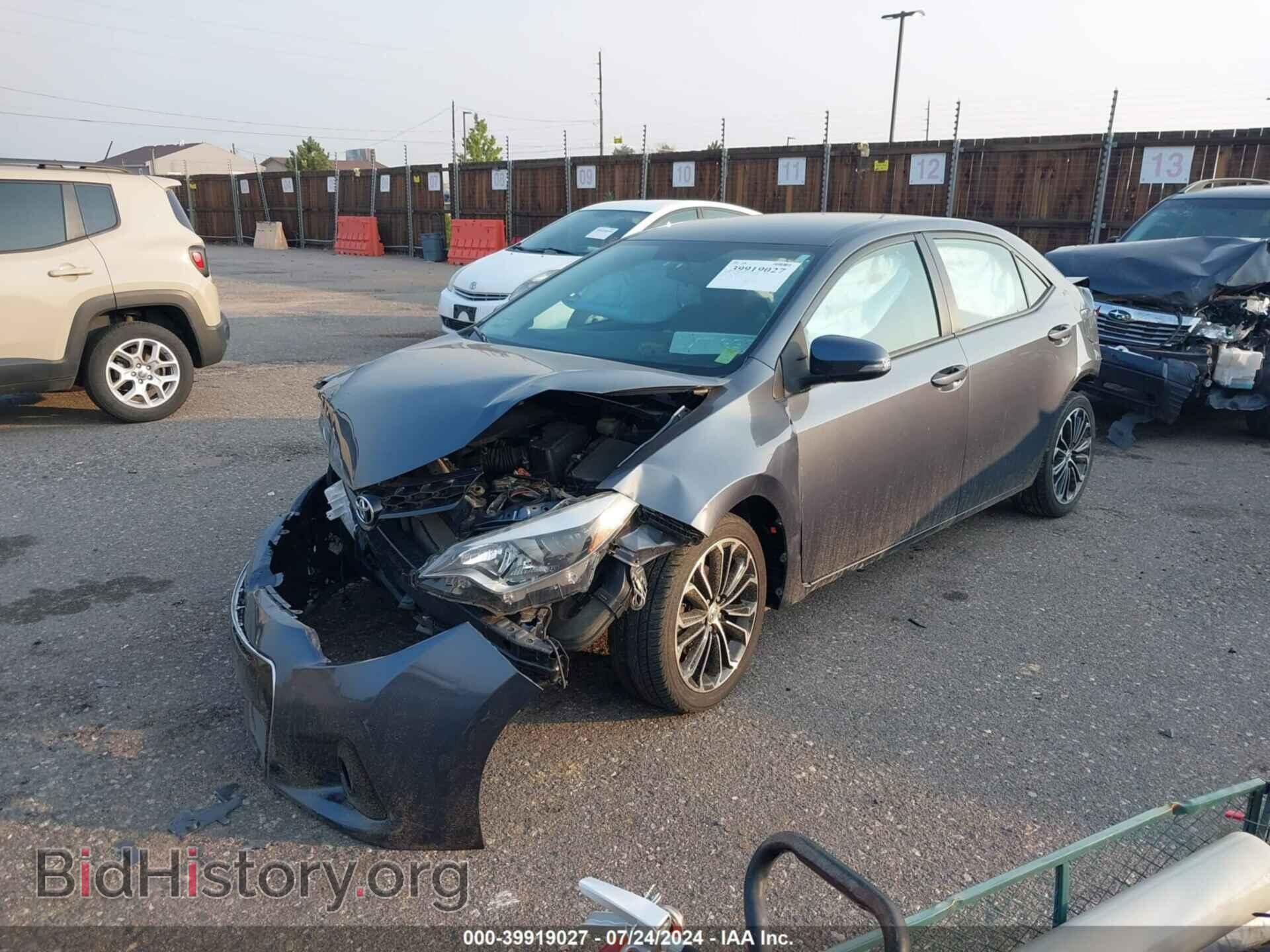 2015 TOYOTA COROLLA - VIN: 2T1BURHE3FC374912 - Фото 2