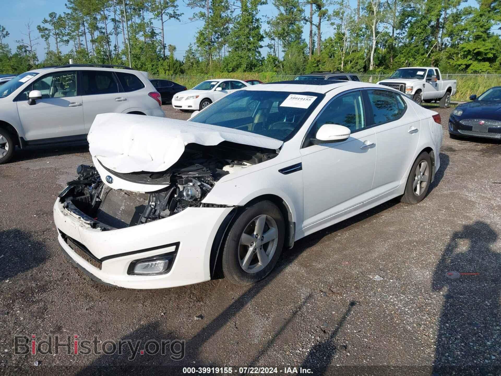 2015 KIA OPTIMA - VIN: KNAGM4A73F5531353 - Фото 2