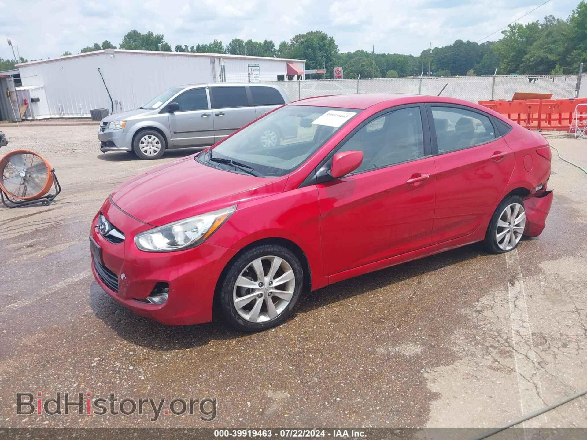 2012 HYUNDAI ACCENT - VIN: KMHCU4AE7CU056254 - Фото 2