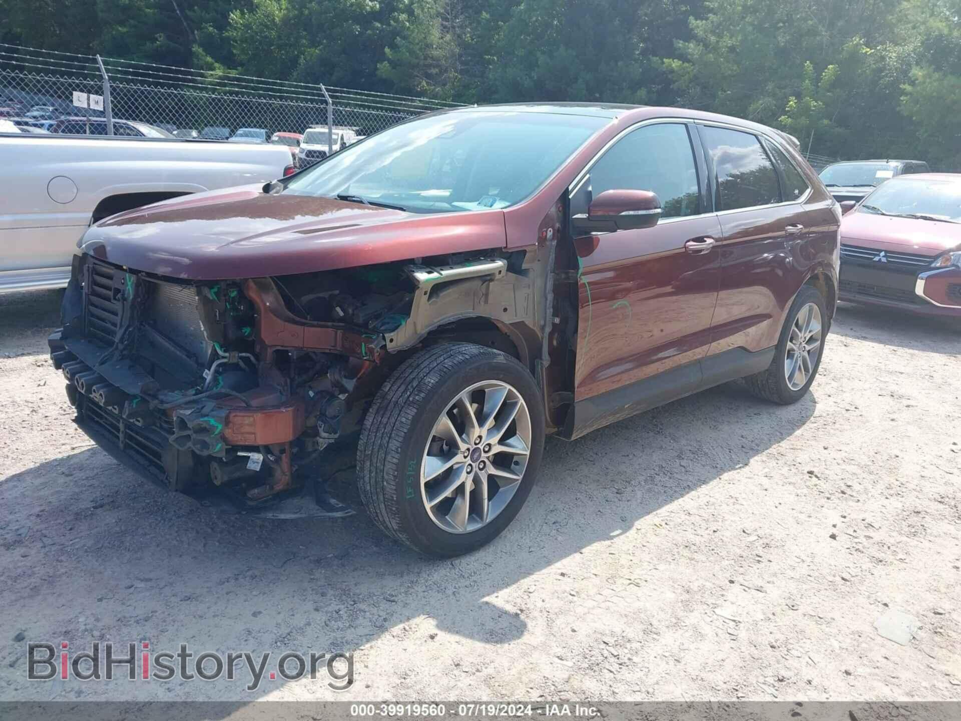 2015 FORD EDGE - VIN: 2FMPK4K97FBB80317 - Photo 2