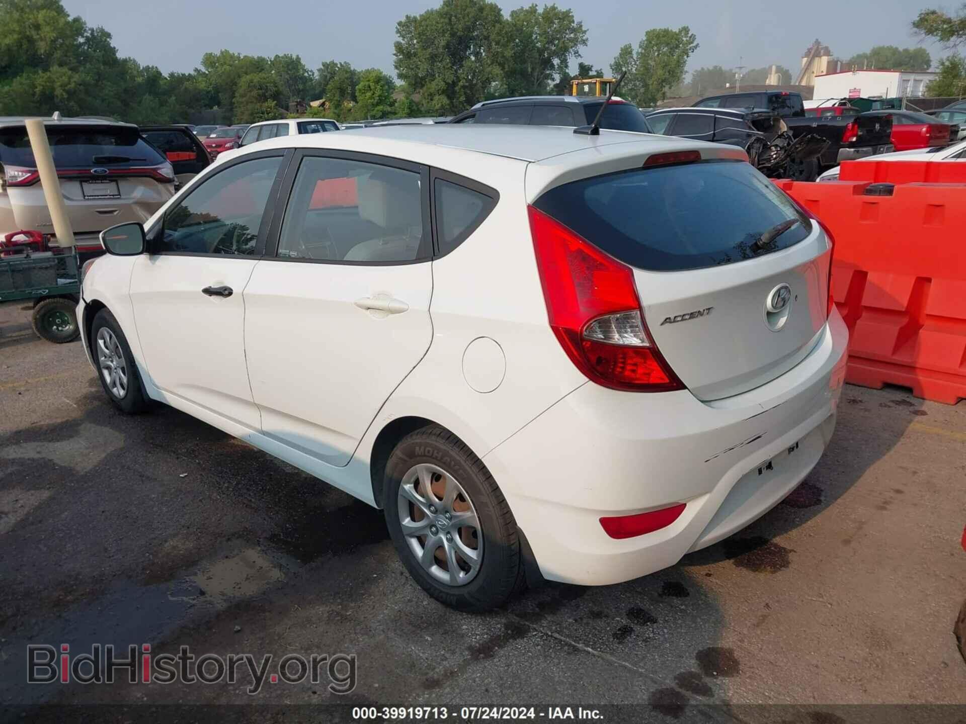2012 HYUNDAI ACCENT - VIN: KMHCT5AEXCU058895 - Фото 3