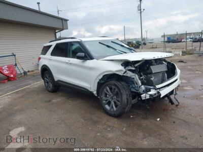2024 Ford EXPLORER XLT, white — VIN 1FMSK8DH2RGA56104, IAAI