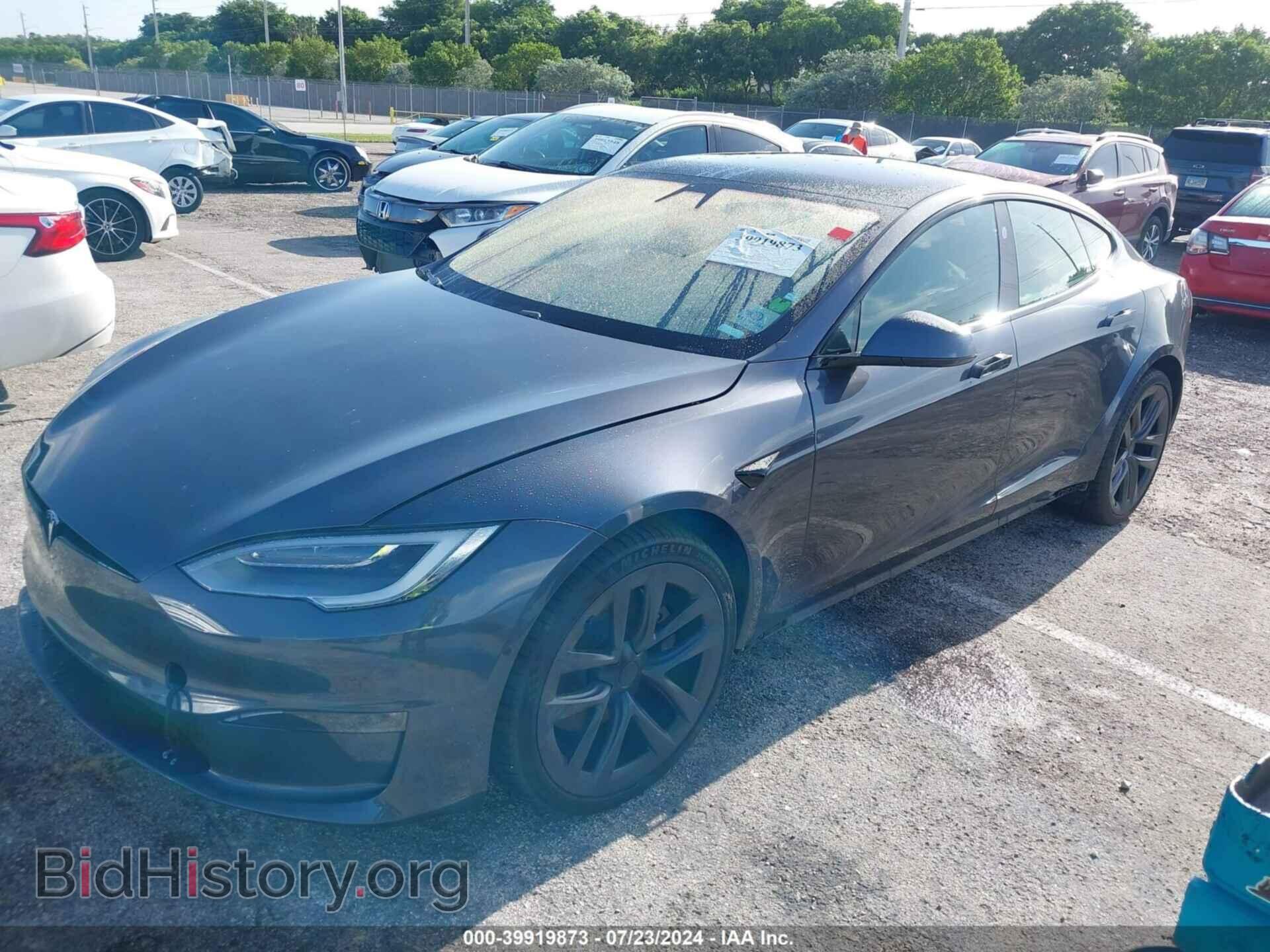 2021 TESLA MODEL S - VIN: 5YJSA1E51MF430059 - Фото 2