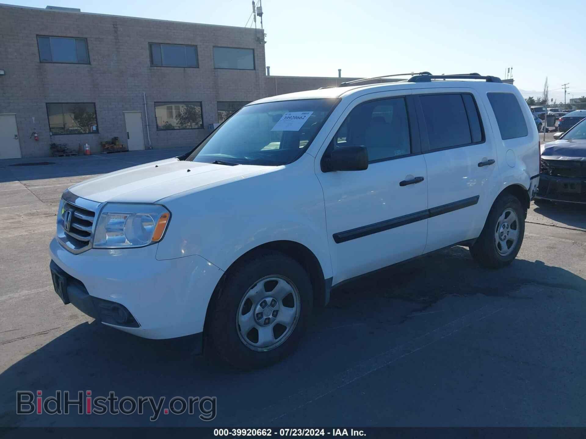 2012 HONDA PILOT - VIN: 5FNYF4H25CB016375 - Фото 2