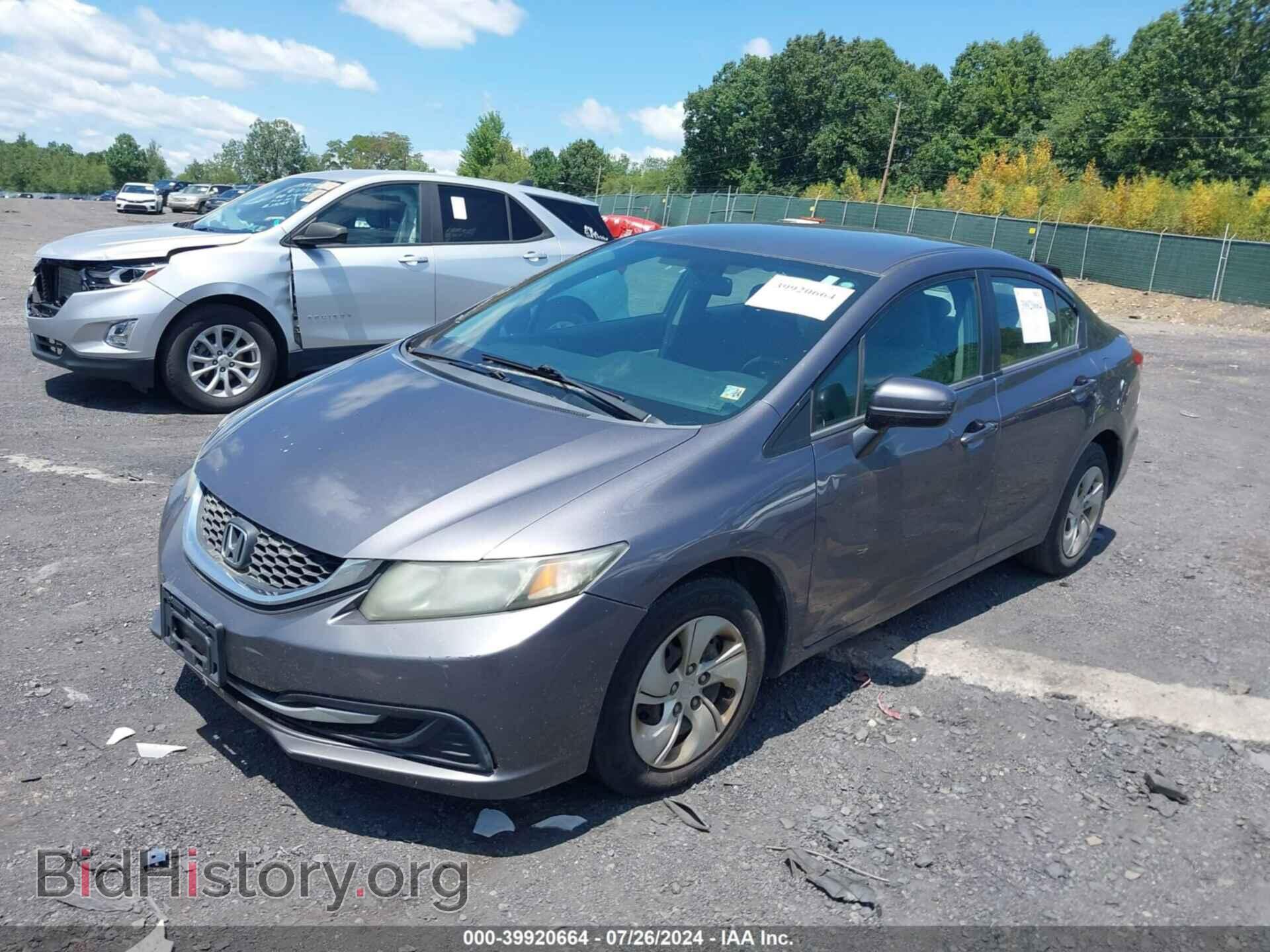 2014 HONDA CIVIC - VIN: 19XFB2F55EE215228 - Фото 2
