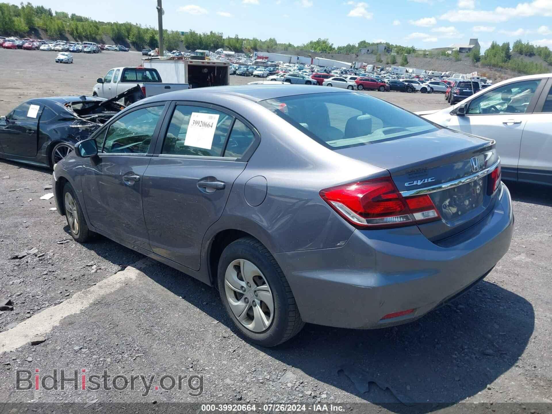 2014 HONDA CIVIC - VIN: 19XFB2F55EE215228 - Фото 3