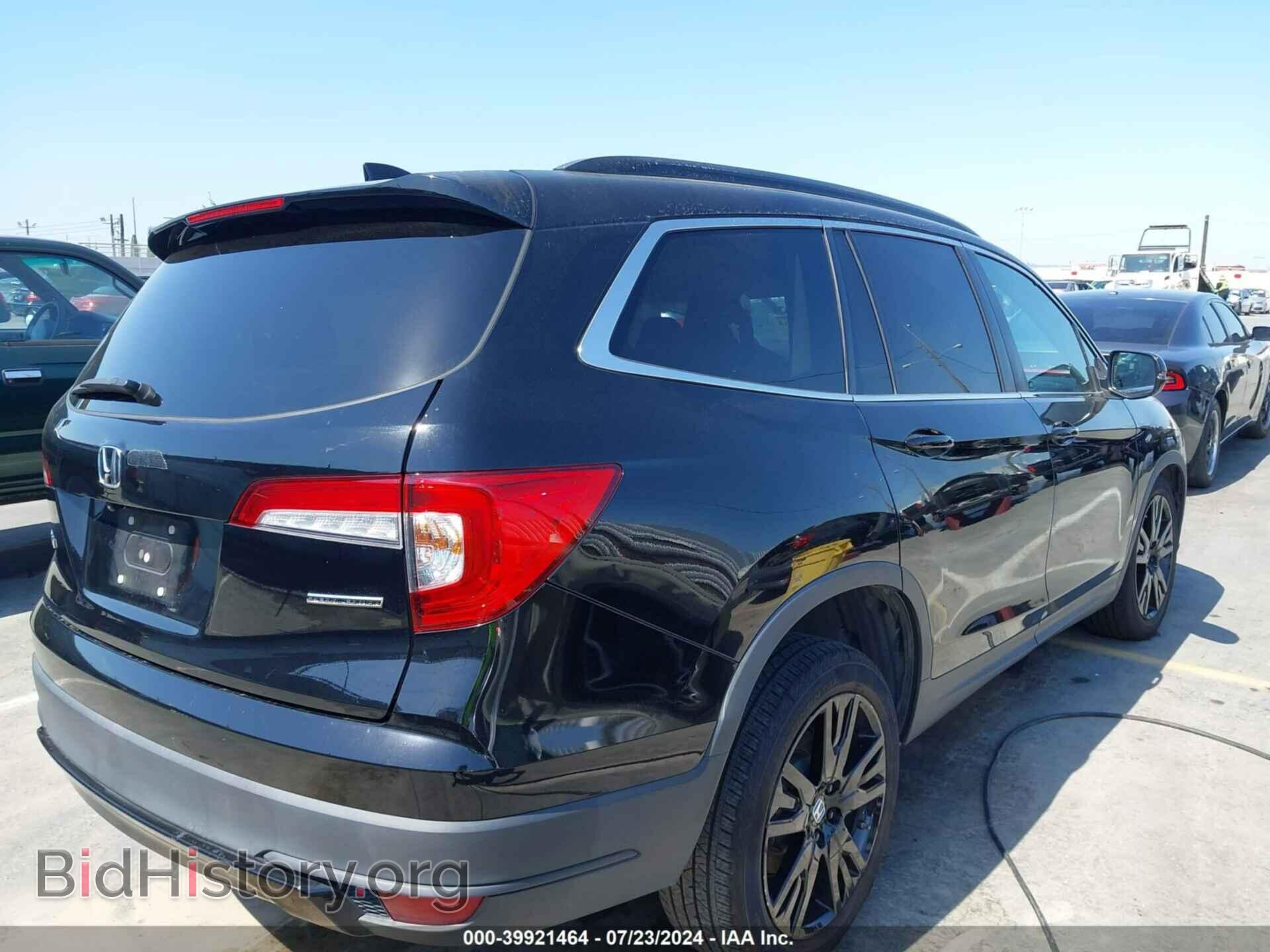 2021 HONDA PILOT - VIN: 5FNYF5H28MB004115 - Фото 4