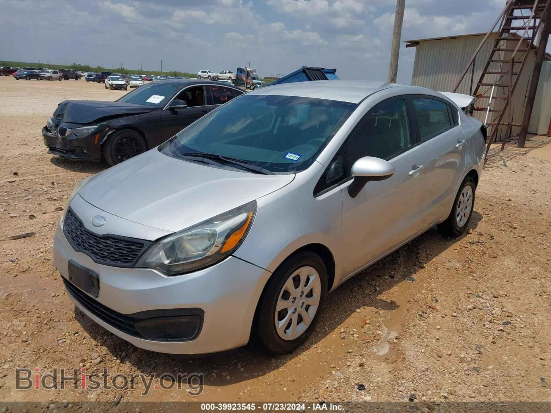 2014 KIA RIO - VIN: KNADM4A35E6332247 - Фото 2