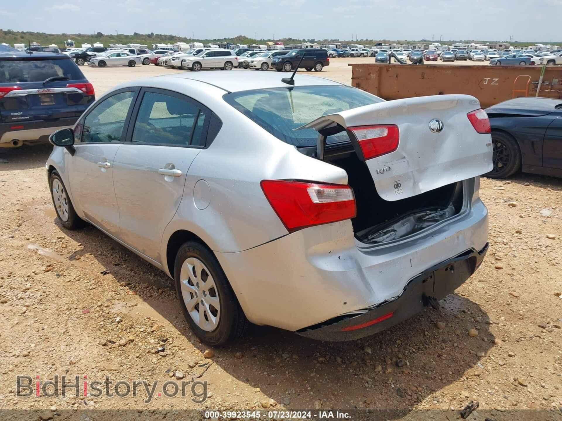2014 KIA RIO - VIN: KNADM4A35E6332247 - Фото 3