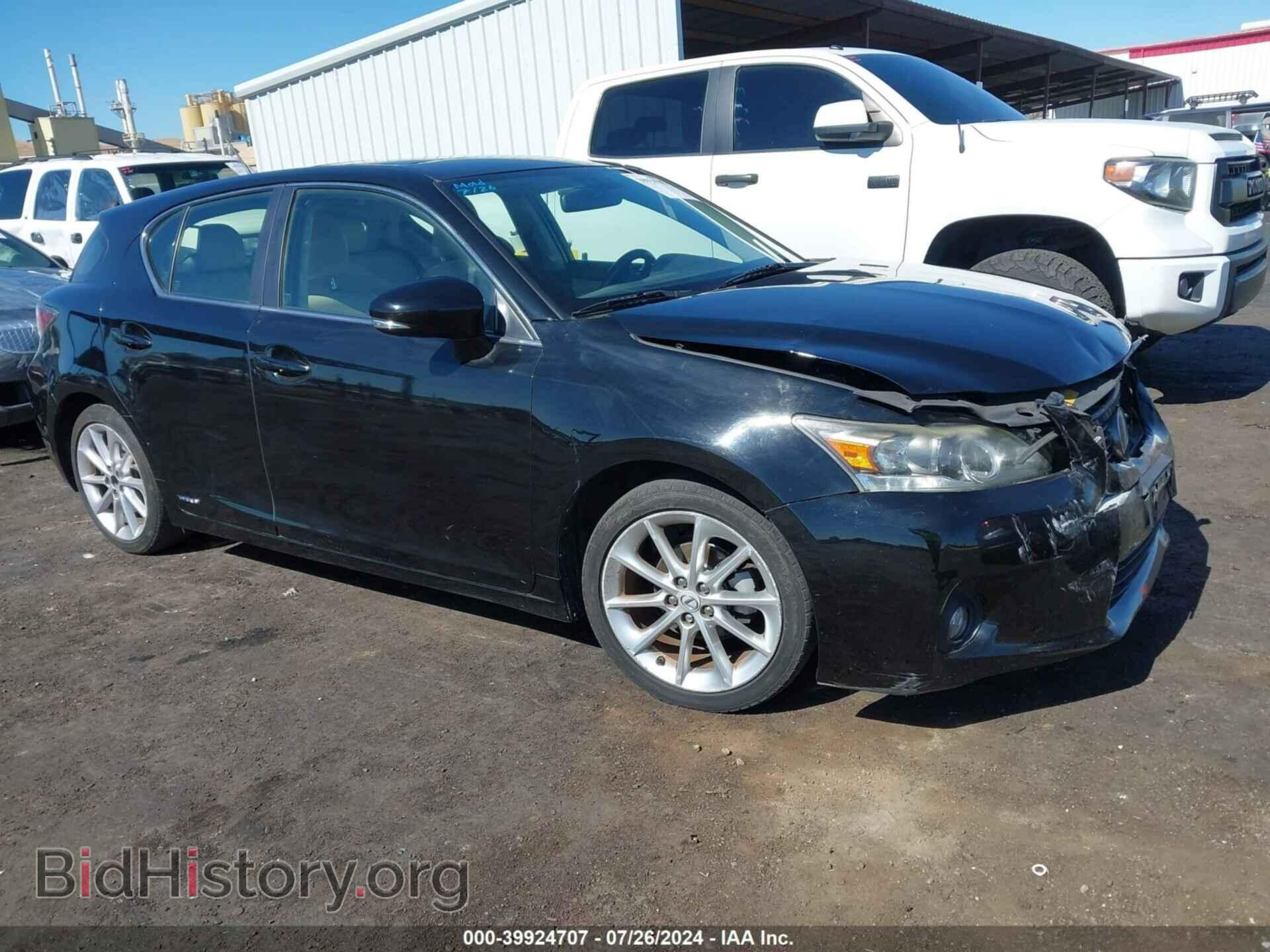 Photo JTHKD5BH8C2105289 - LEXUS CT 200H 2012