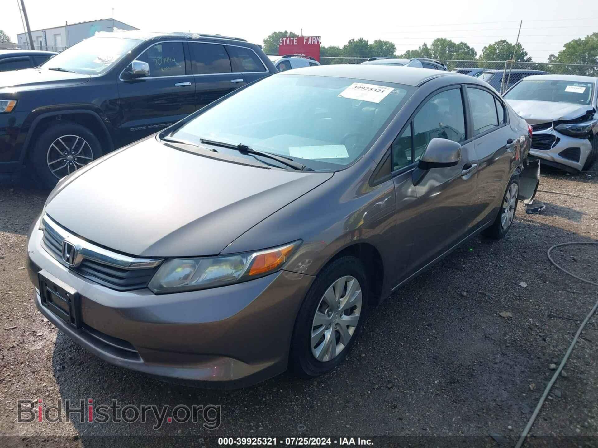 2012 HONDA CIVIC - VIN: 19XFB2F59CE099254 - Фото 2