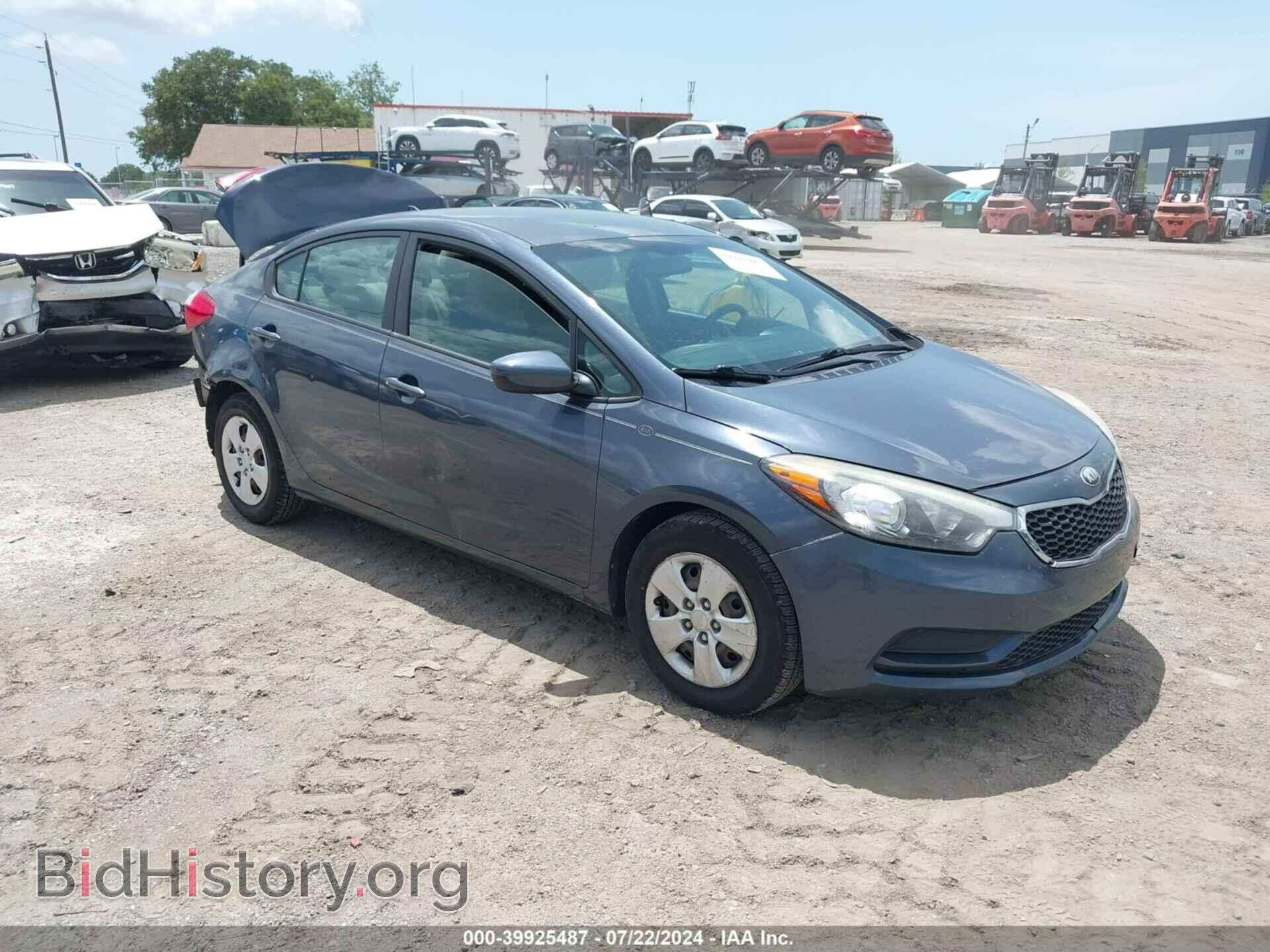 Photo KNAFK4A61E5061850 - KIA FORTE 2014