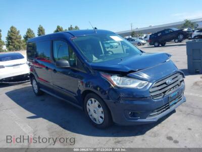 2019 Ford TRANSIT CONNECT XLT, blue — VIN NM0LS7F24K1424591, IAAI
