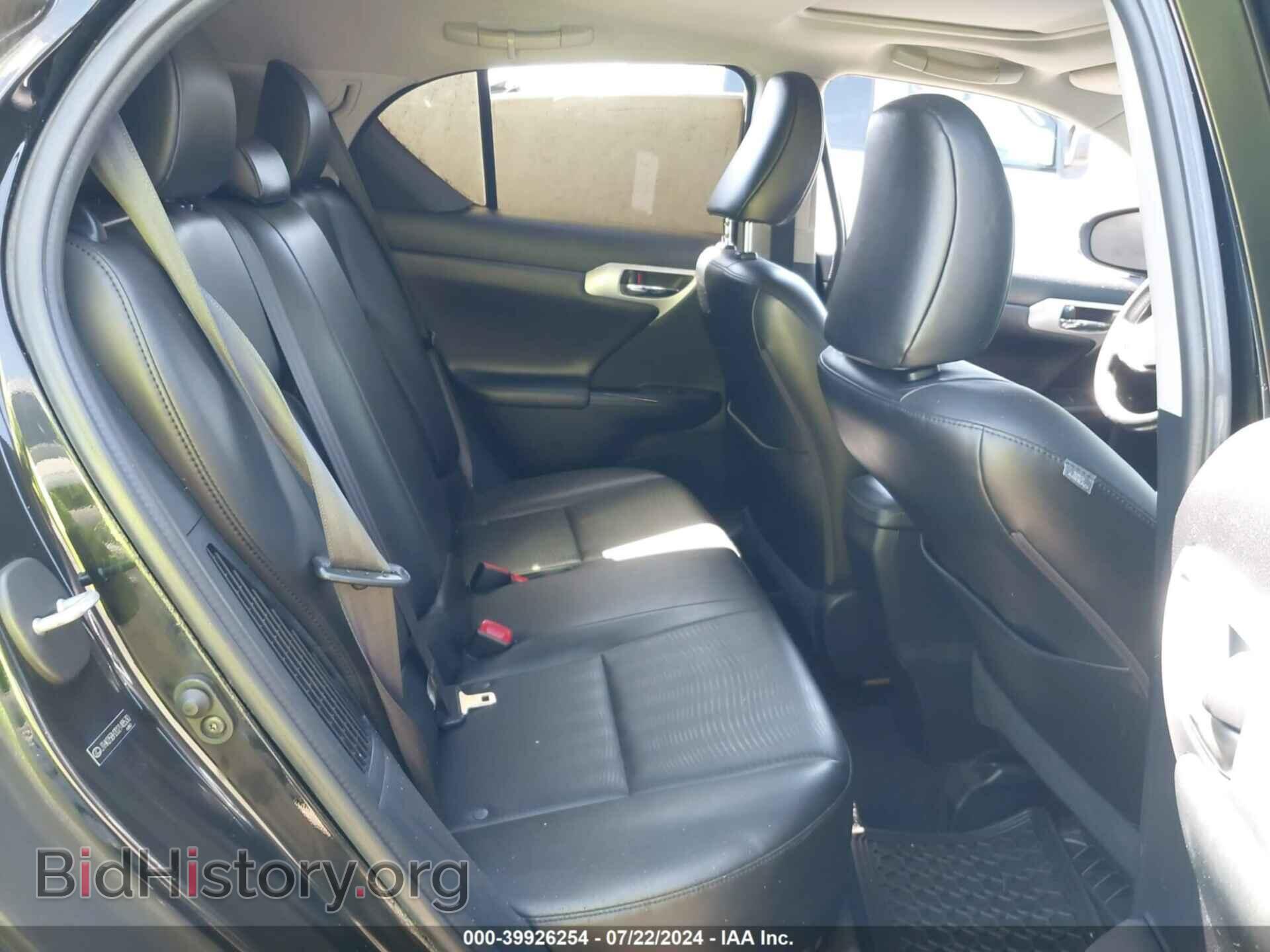 2013 LEXUS CT 200H - VIN: JTHKD5BH2D2148530 - Фото 8