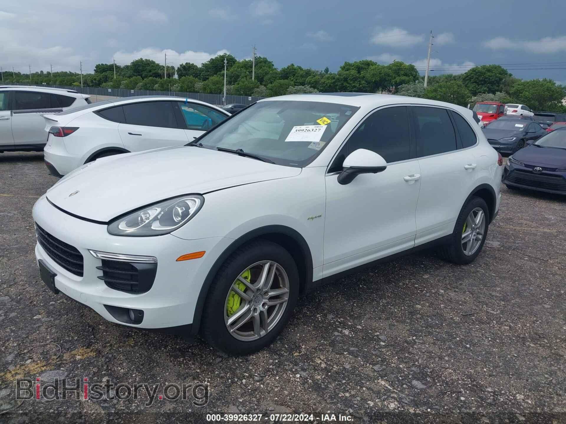 2016 PORSCHE CAYENNE E-HYBRID - VIN: WP1AE2A24GLA60808 - Фото 2