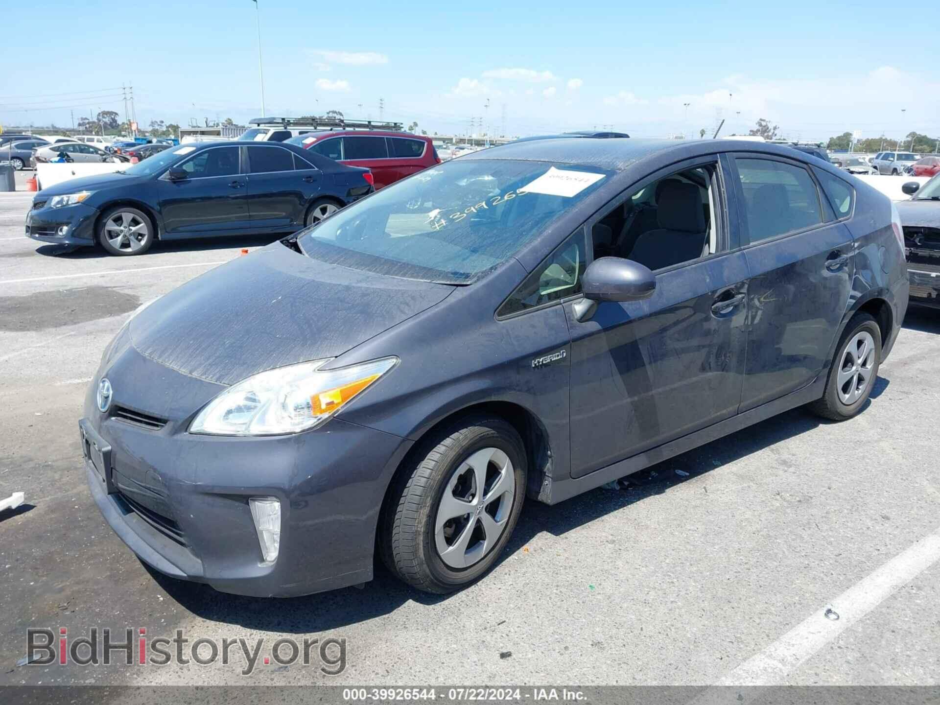 2012 TOYOTA PRIUS - VIN: JTDKN3DUXC5446799 - Фото 2