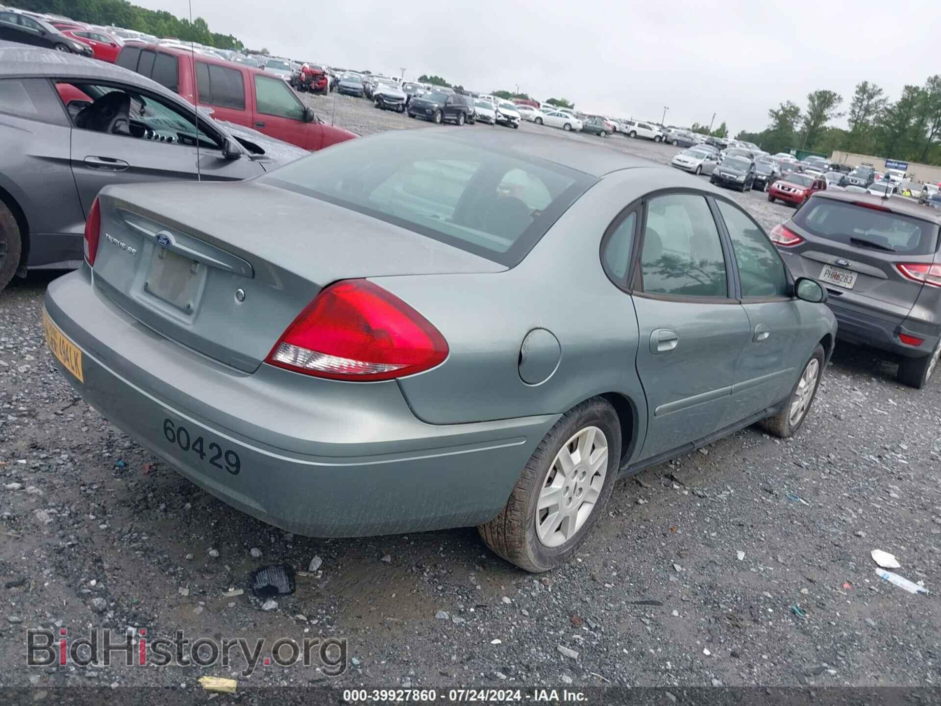 2007 FORD TAURUS - VIN: 1FAFP53U07A158589 - Фото 4