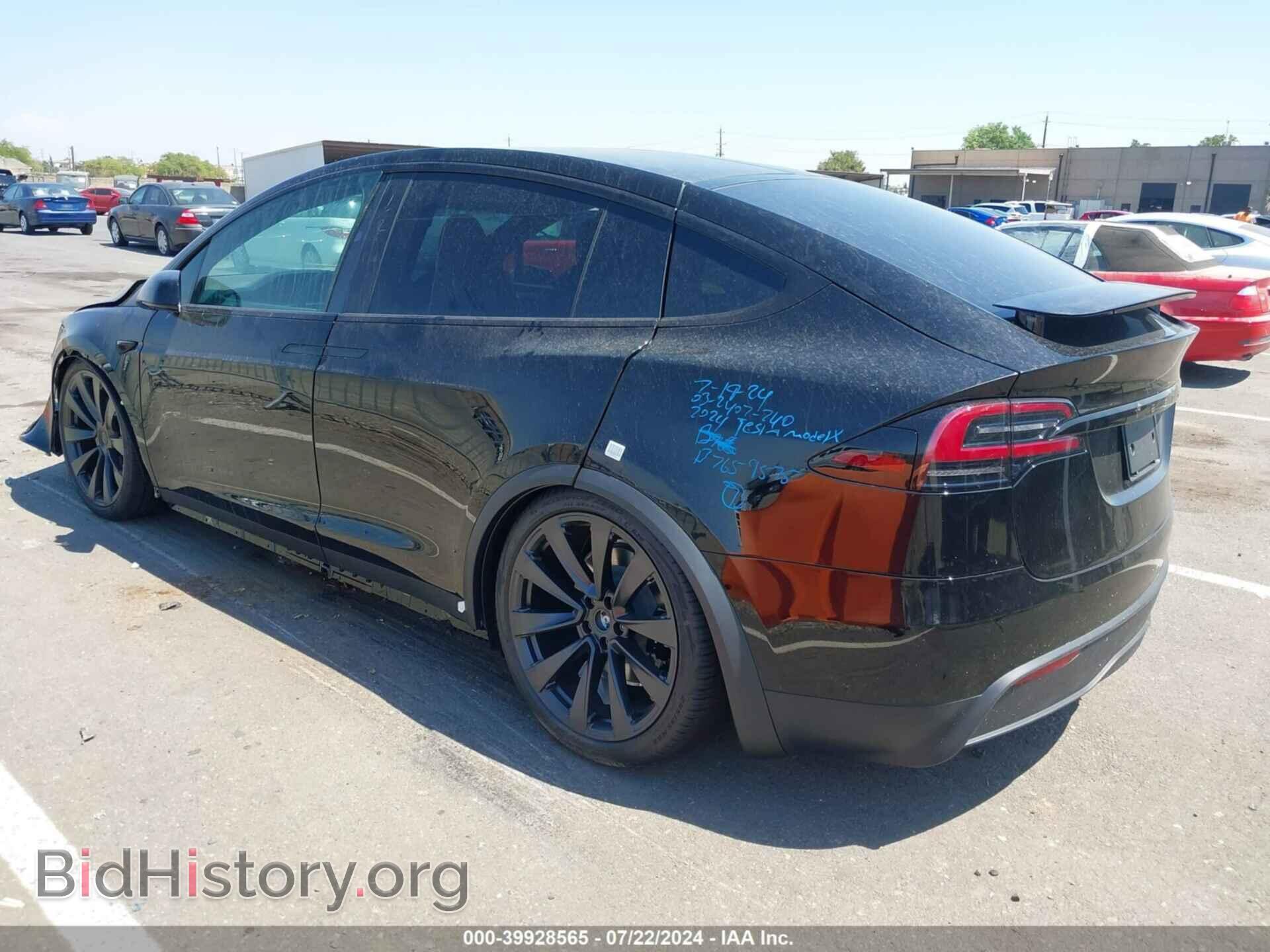 2024 TESLA MODEL X - VIN: 7SAXCBE57RF449909 - Фото 3