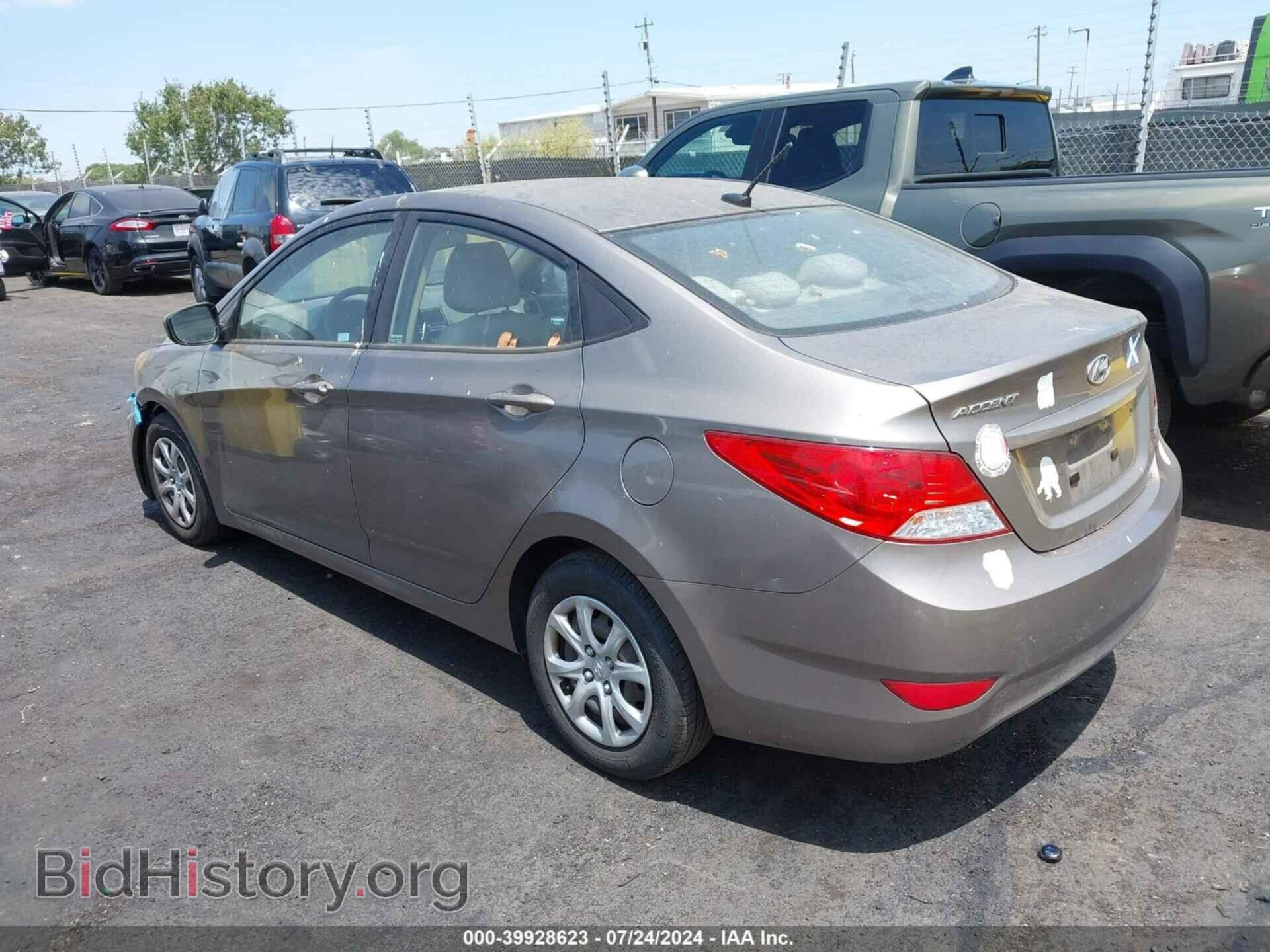 2013 HYUNDAI ACCENT - VIN: KMHTC4AE2DU502203 - Фото 3