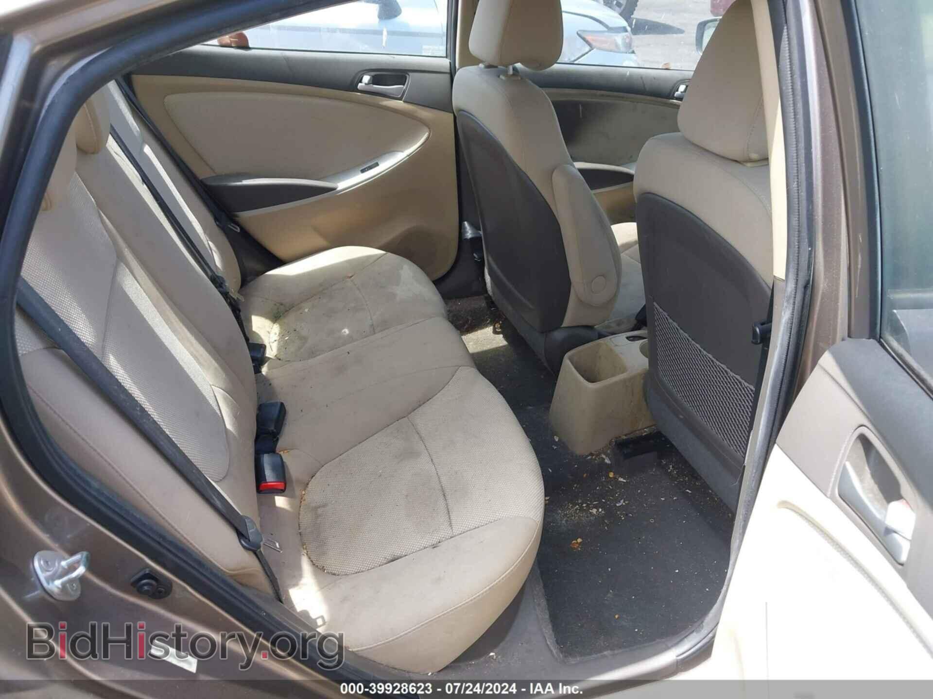 2013 HYUNDAI ACCENT - VIN: KMHTC4AE2DU502203 - Фото 8