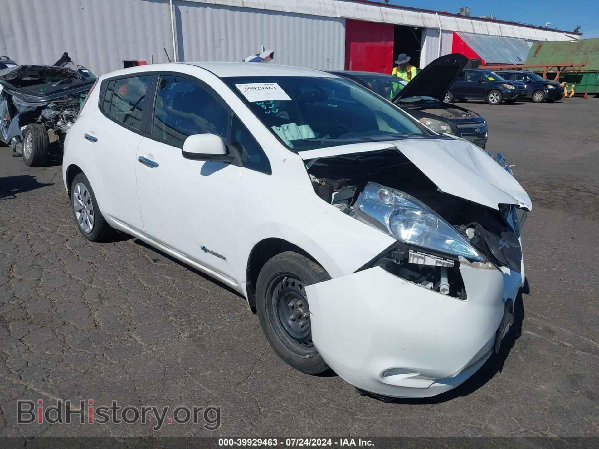 Photo 1N4AZ0CP9FC323706 - NISSAN LEAF 2015