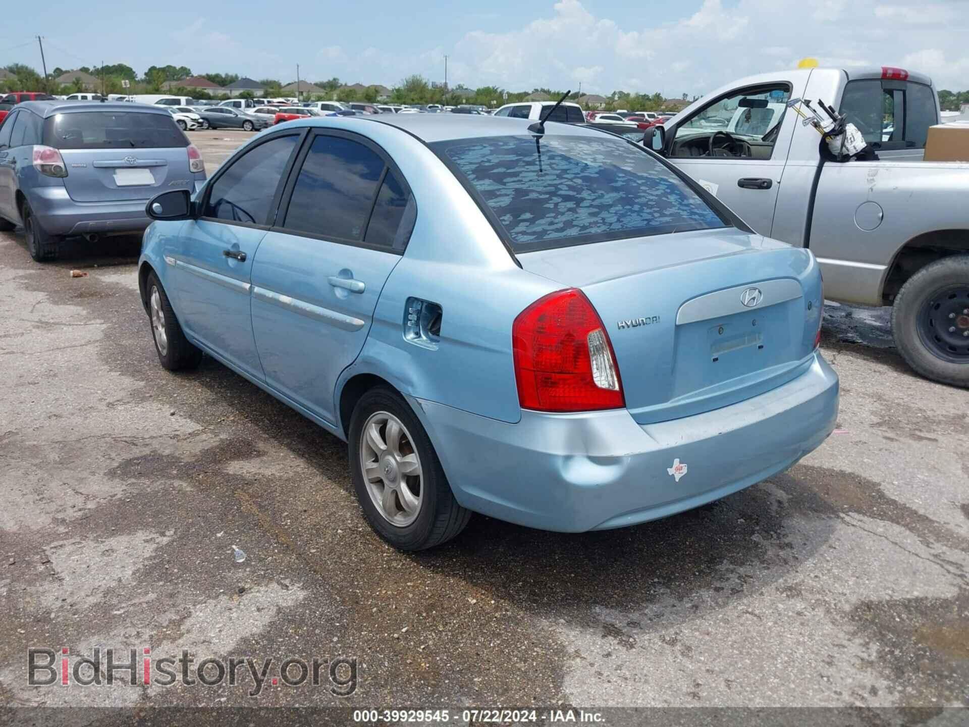 2007 HYUNDAI ACCENT - VIN: KMHCN46C37U142073 - Фото 3