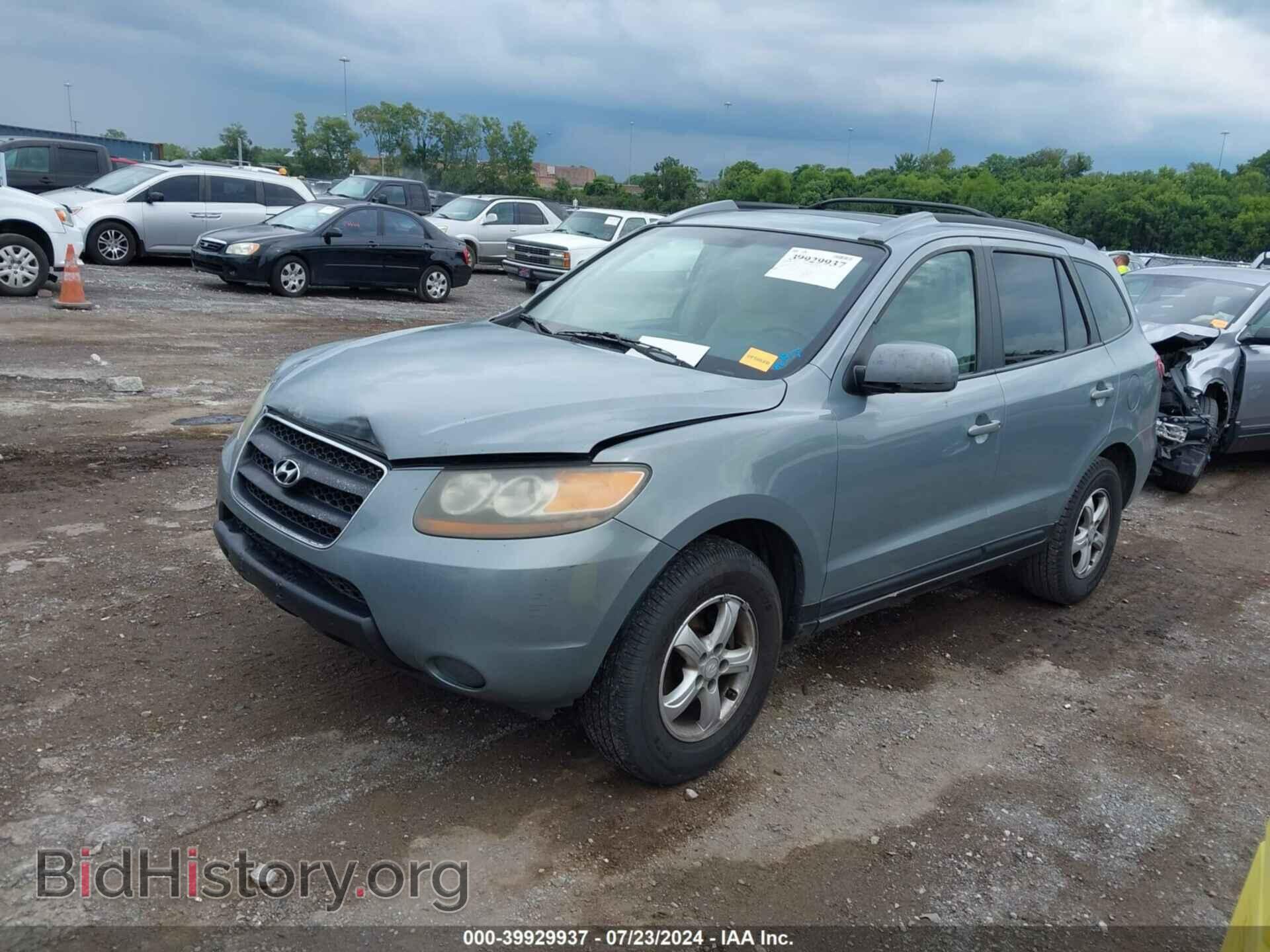 2007 HYUNDAI SANTA FE - VIN: 5NMSG13D07H092312 - Фото 2