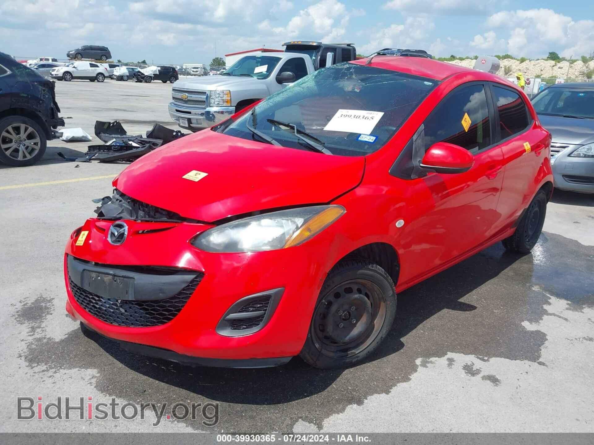 2011 MAZDA MAZDA2 - VIN: JM1DE1HY8B0127875 - Фото 2