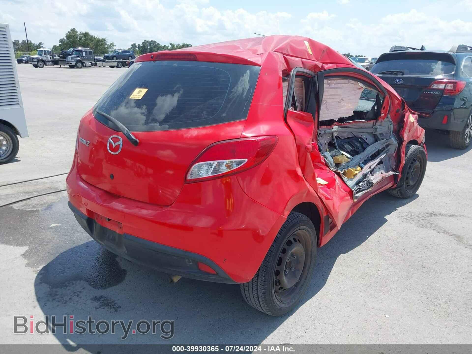 2011 MAZDA MAZDA2 - VIN: JM1DE1HY8B0127875 - Фото 4