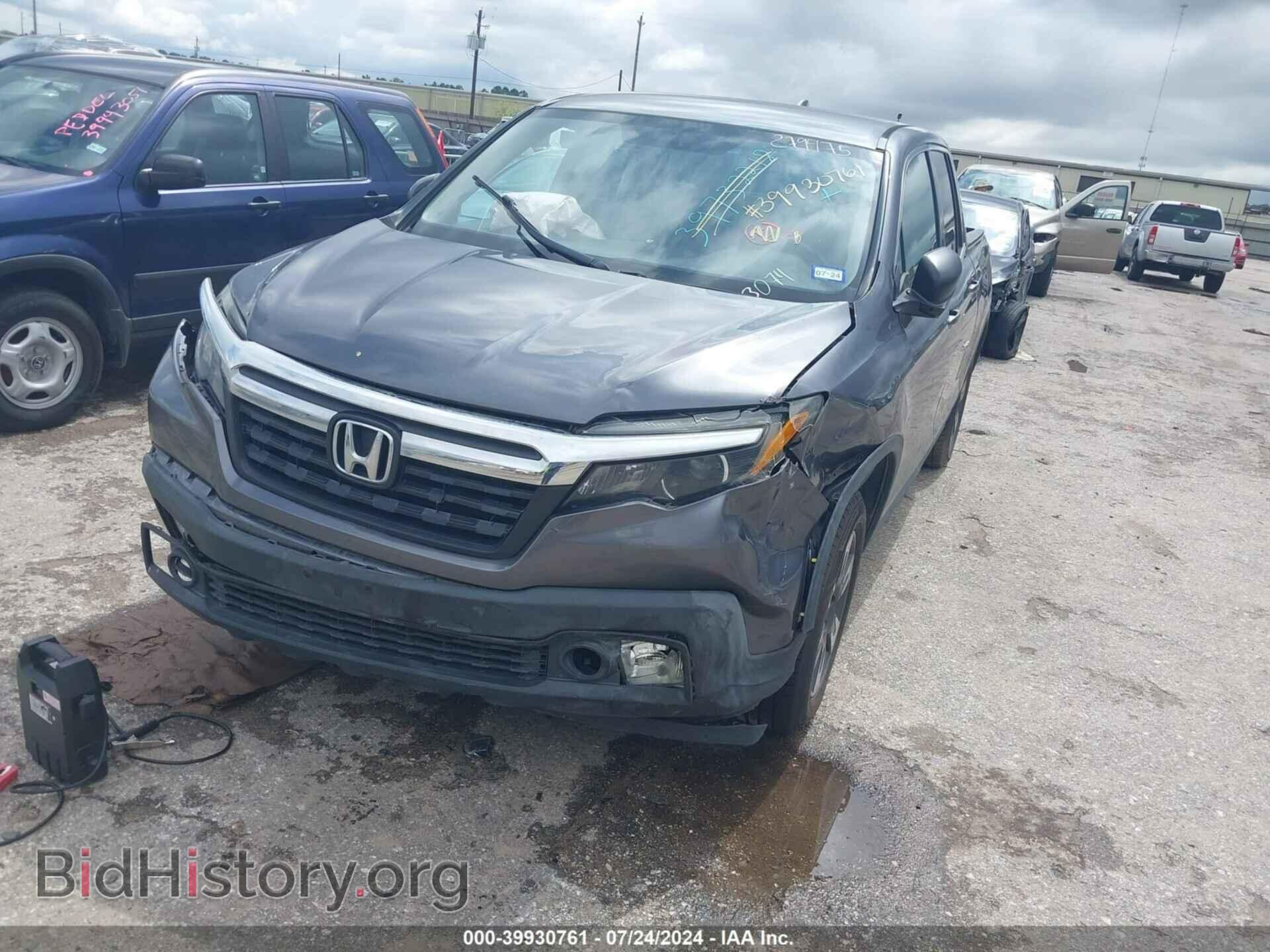 2017 HONDA RIDGELINE - VIN: 5FPYK2F68HB003074 - Фото 2