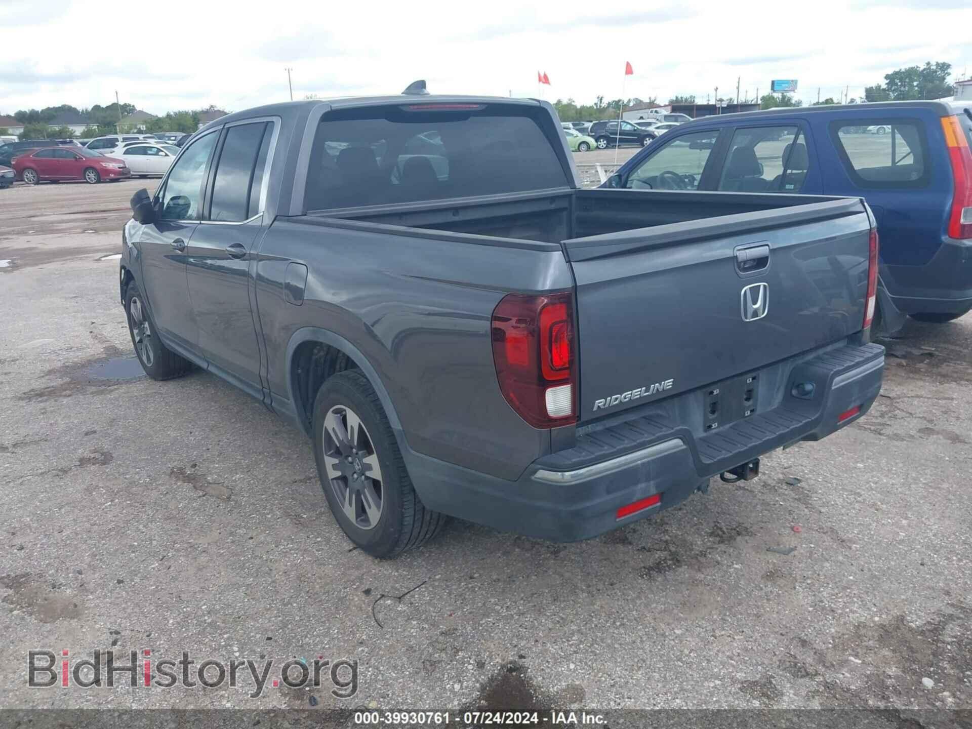 2017 HONDA RIDGELINE - VIN: 5FPYK2F68HB003074 - Фото 3
