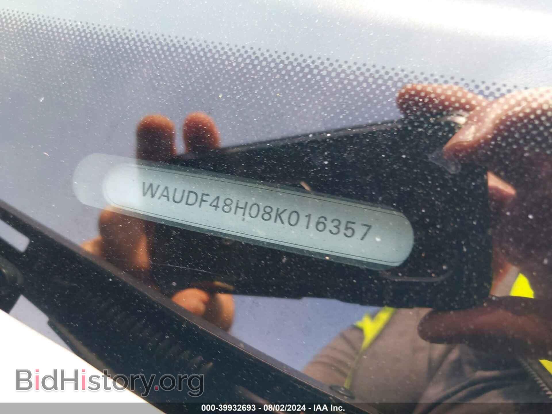 2008 AUDI A4 - VIN: WAUDF48H08K016357 - Фото 9